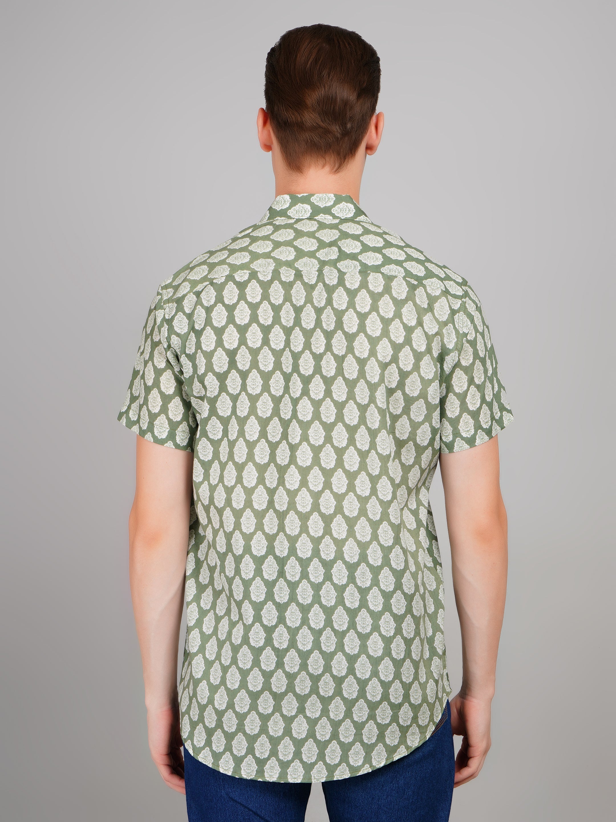 Stylish Printed Half Sleeve Shirt for Men