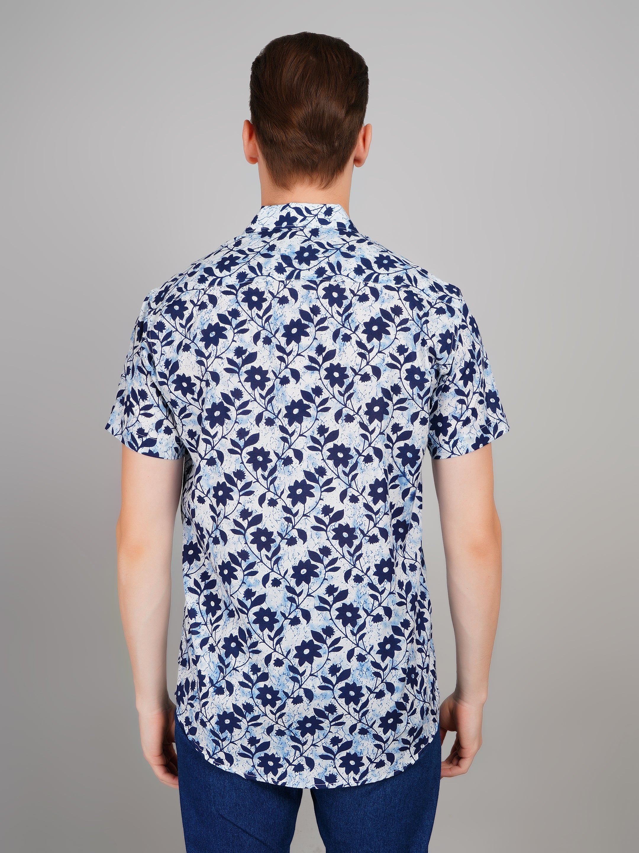 Stylish Printed Half Sleeve Shirt for Men