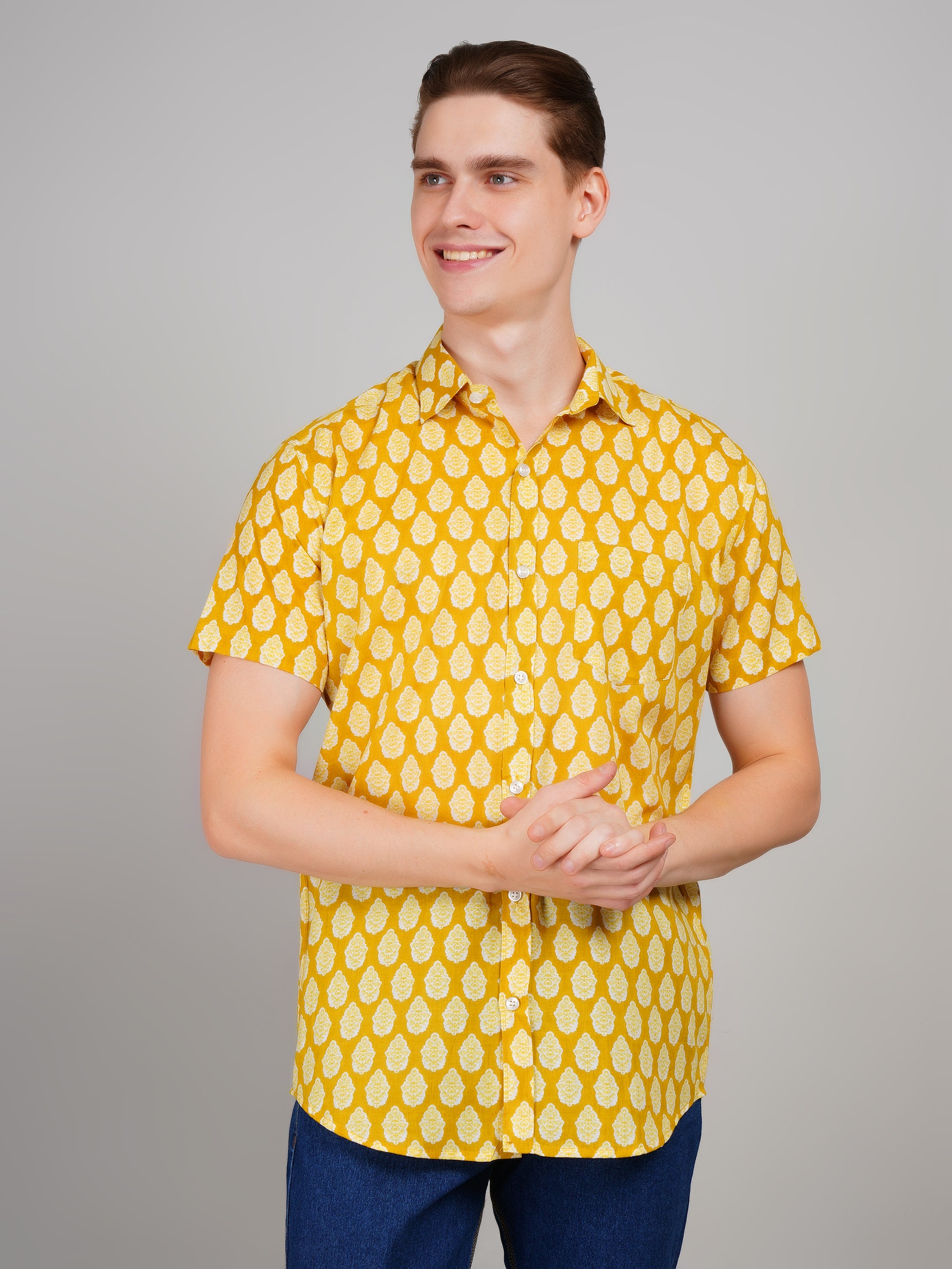 Stylish Printed Half Sleeve Shirt for Men