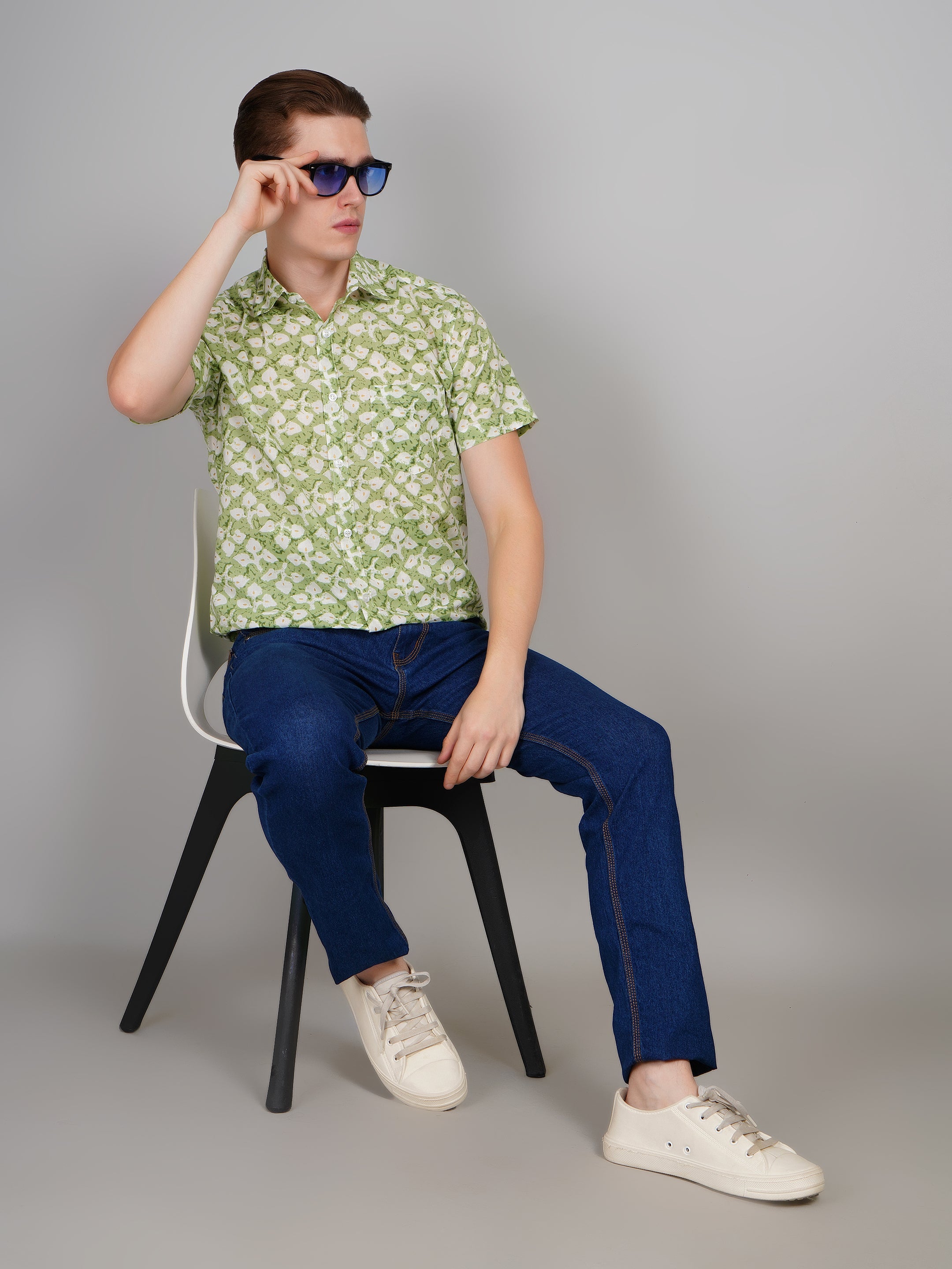 Stylish Printed Half Sleeve Shirt for Men