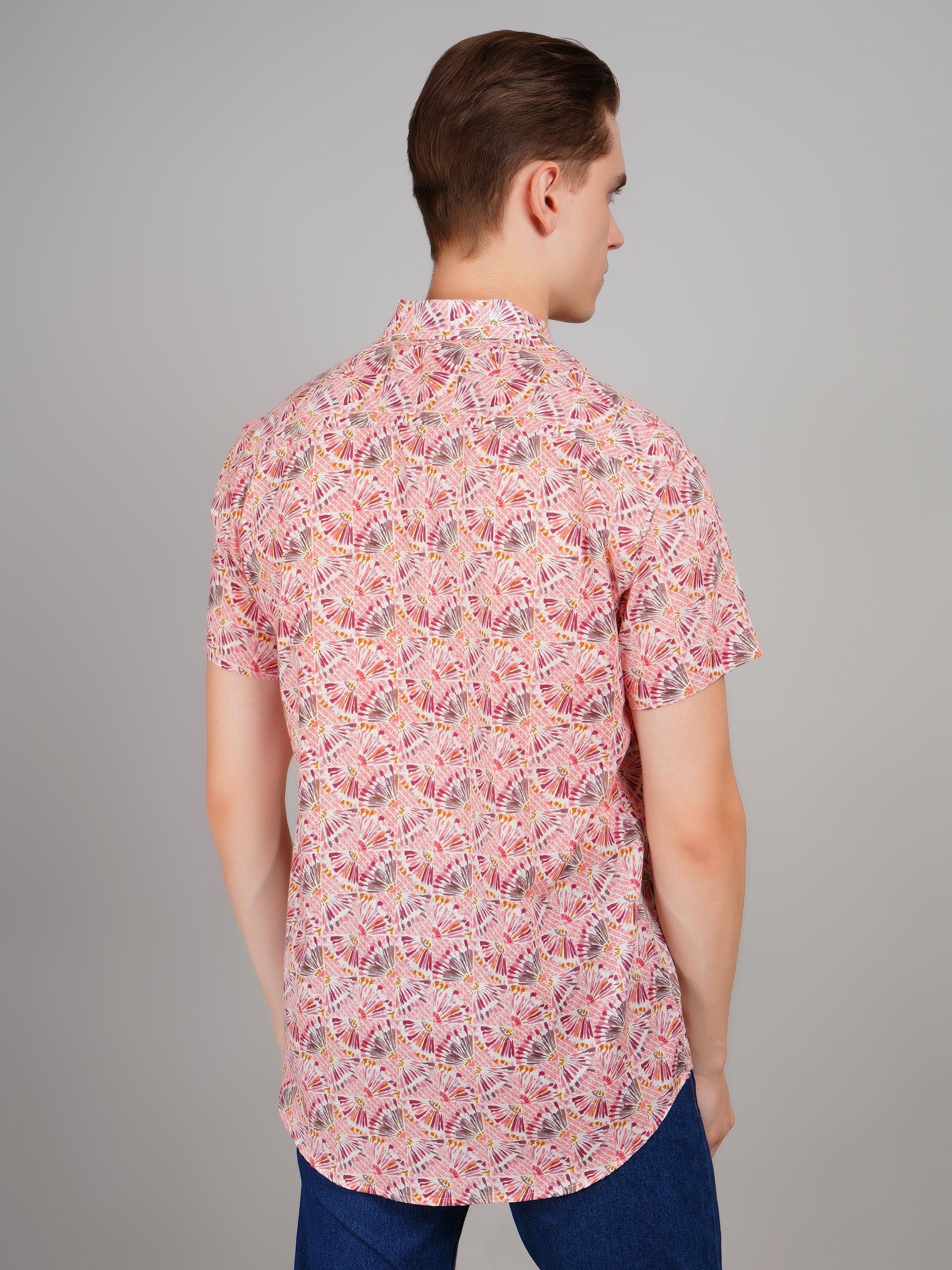 Stylish Printed Half Sleeve Shirt for Men