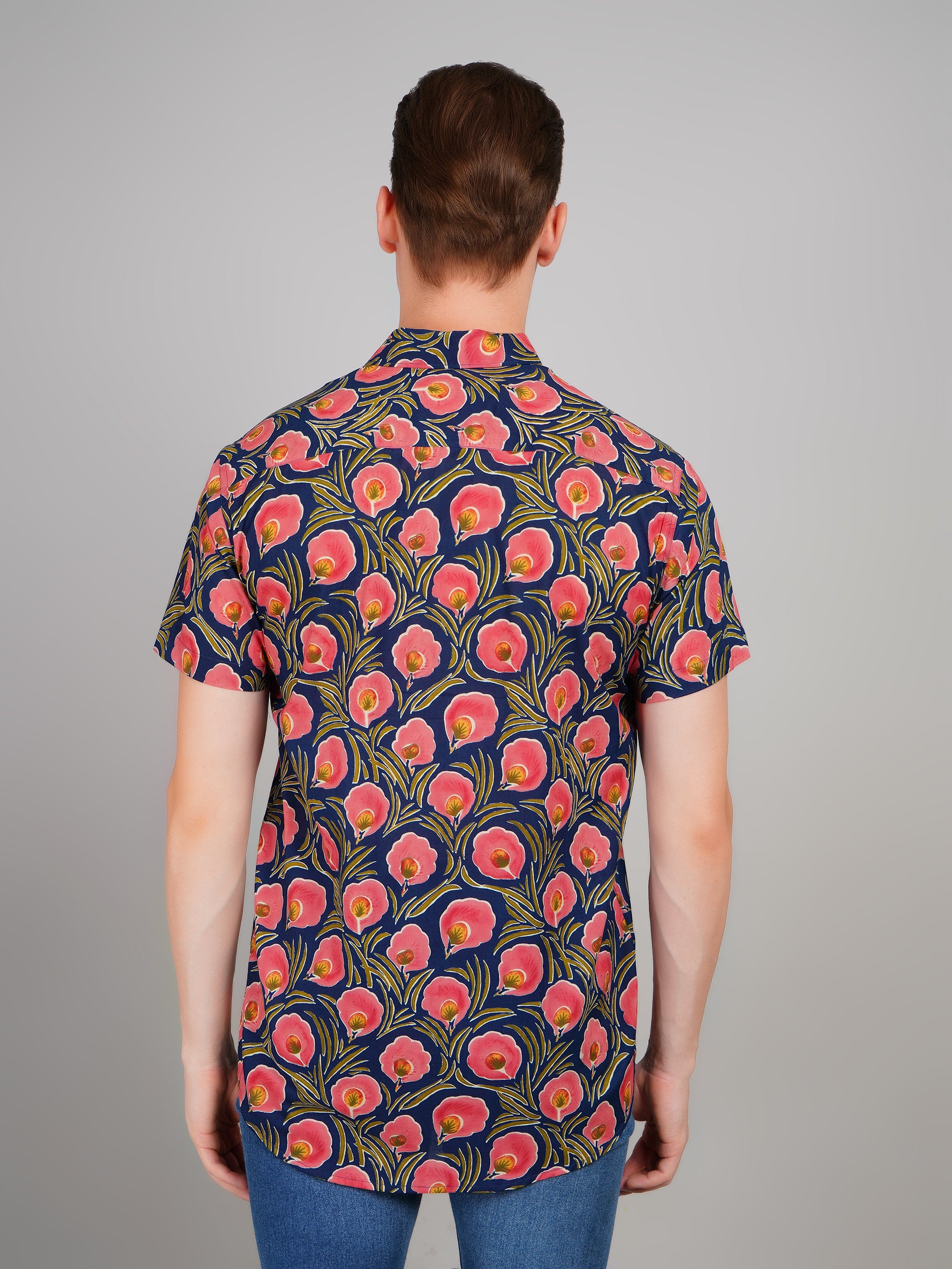 Stylish Printed Half Sleeve Shirt for Men