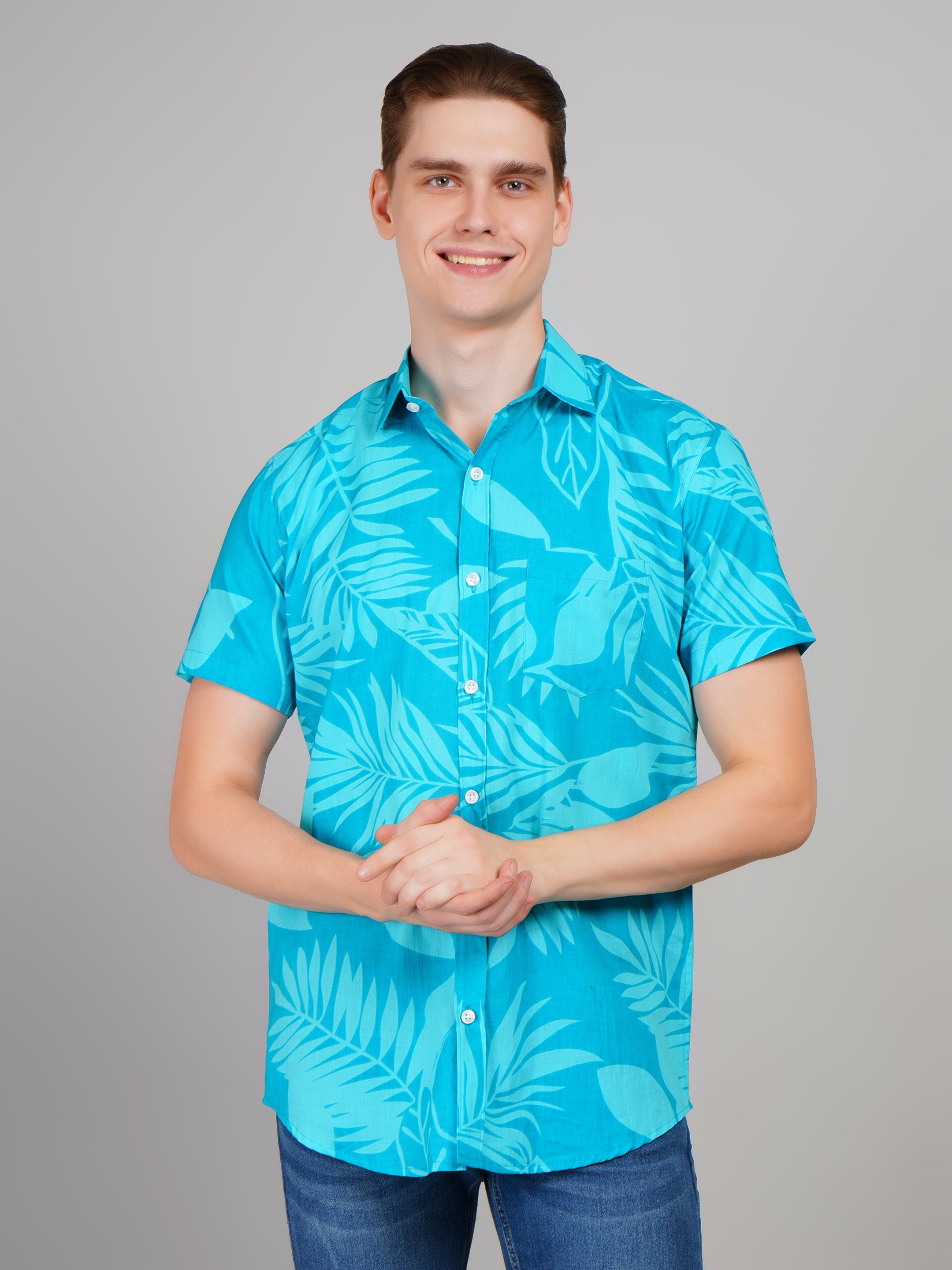 Stylish Printed Half Sleeve Shirt for Men