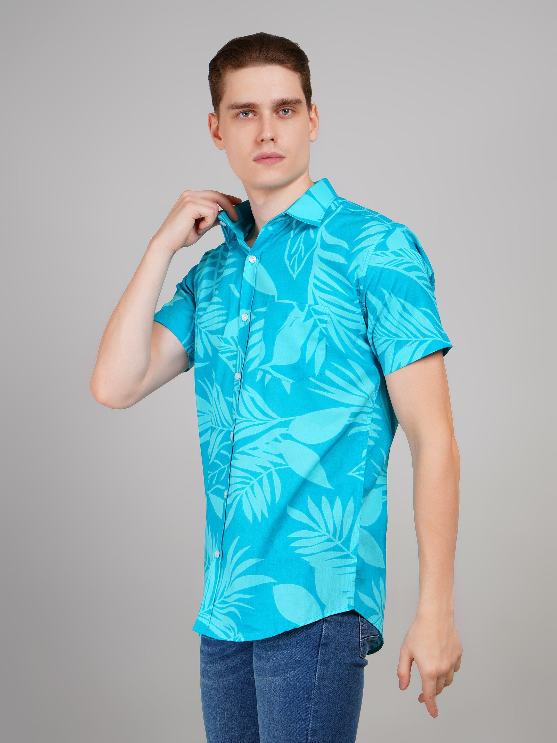 Stylish Printed Half Sleeve Shirt for Men