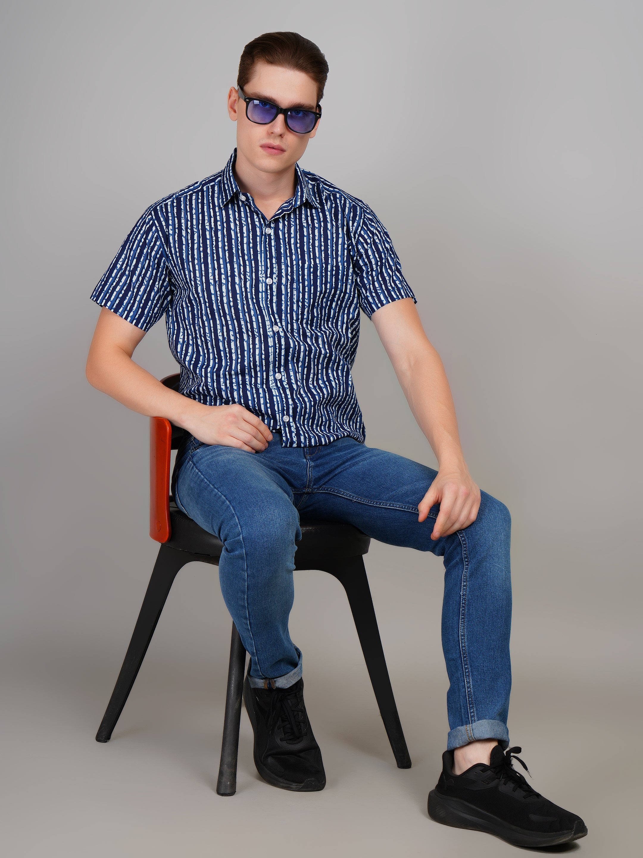 Stylish Printed Half Sleeve Shirt for Men
