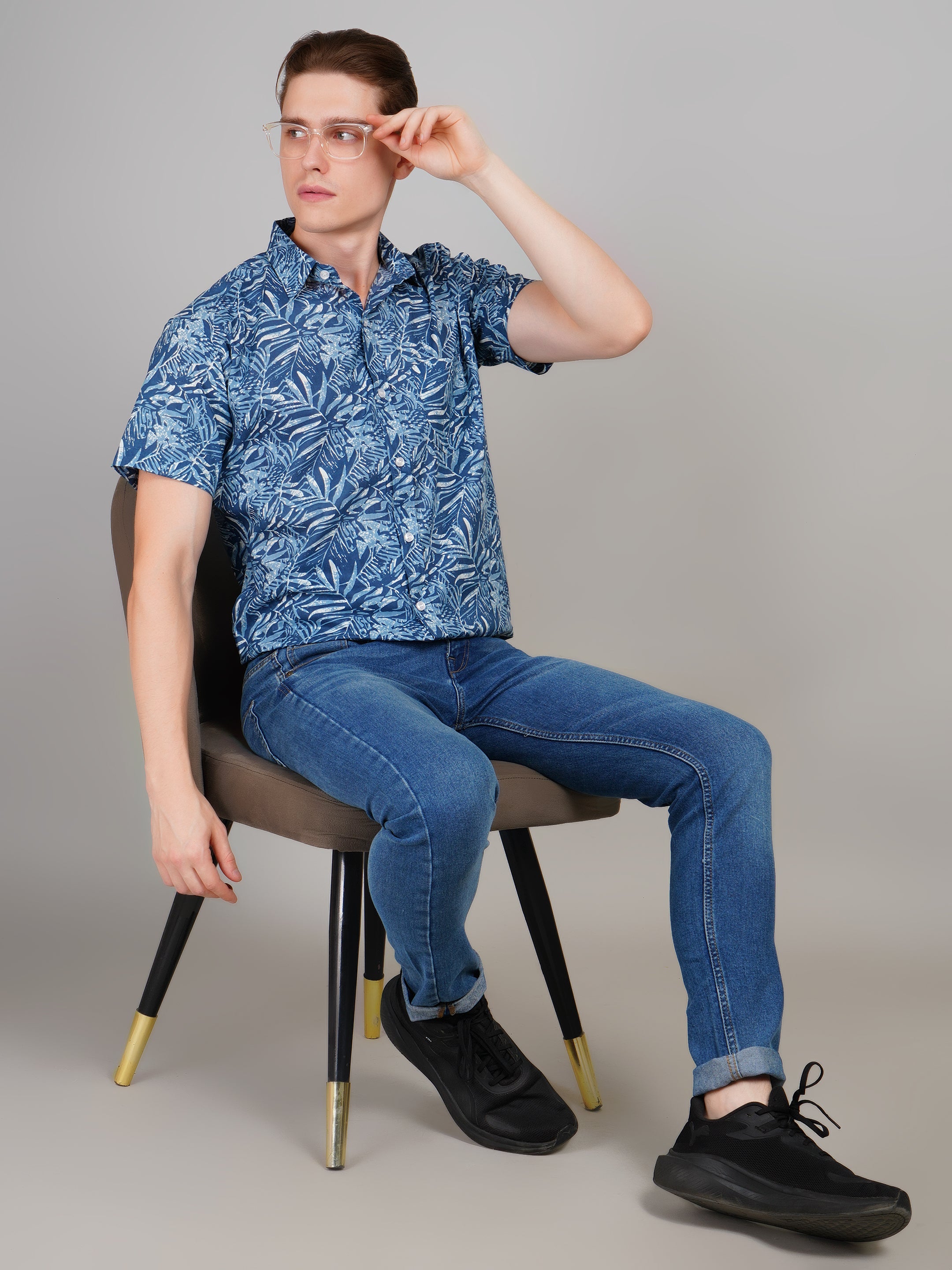 Stylish Printed Half Sleeve Shirt for Men
