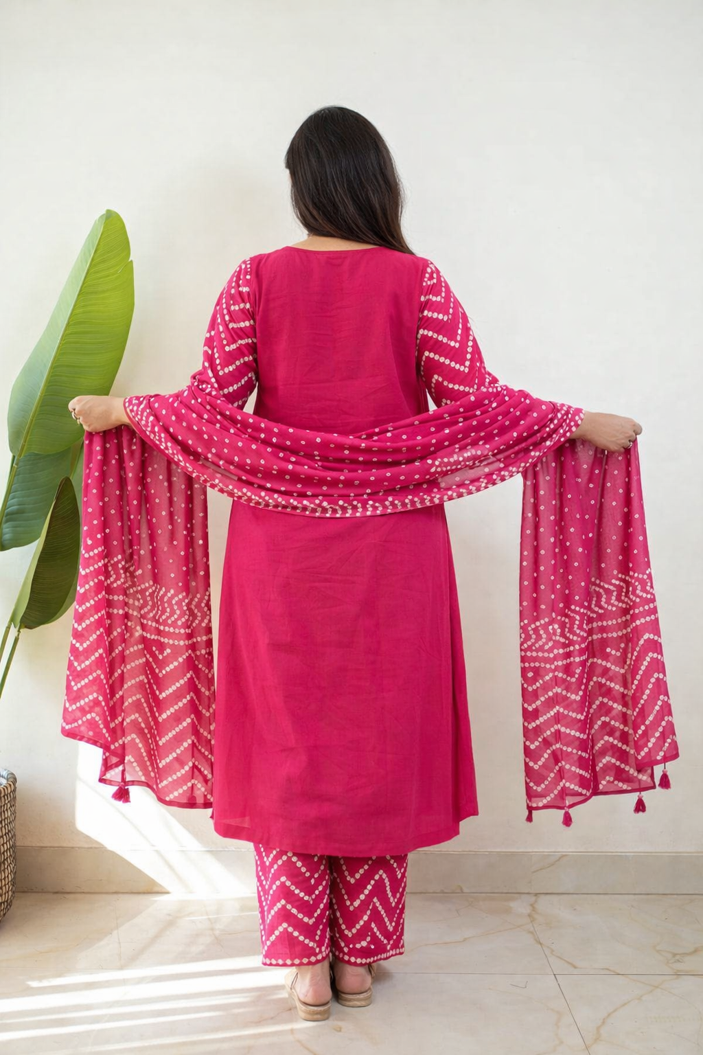 NAMA'S Women Ethnic Kurta Pant Set with Printed Dupatta