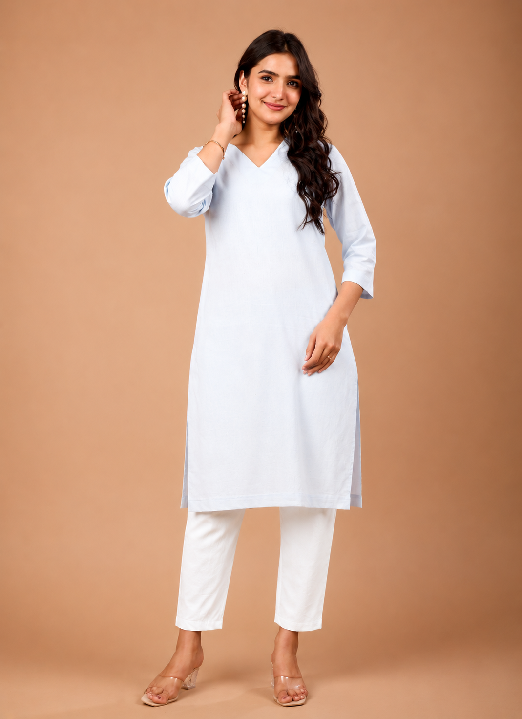 Pure Cotton Straight Kurta