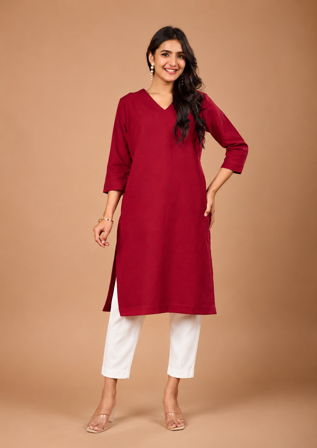 Pure Cotton Straight Kurta