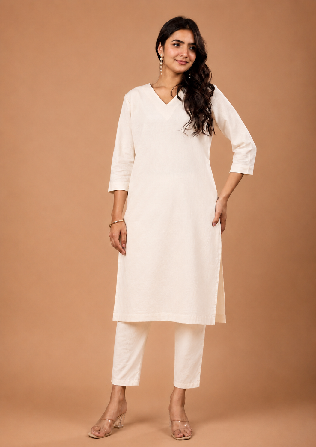 Pure Cotton Straight Kurta