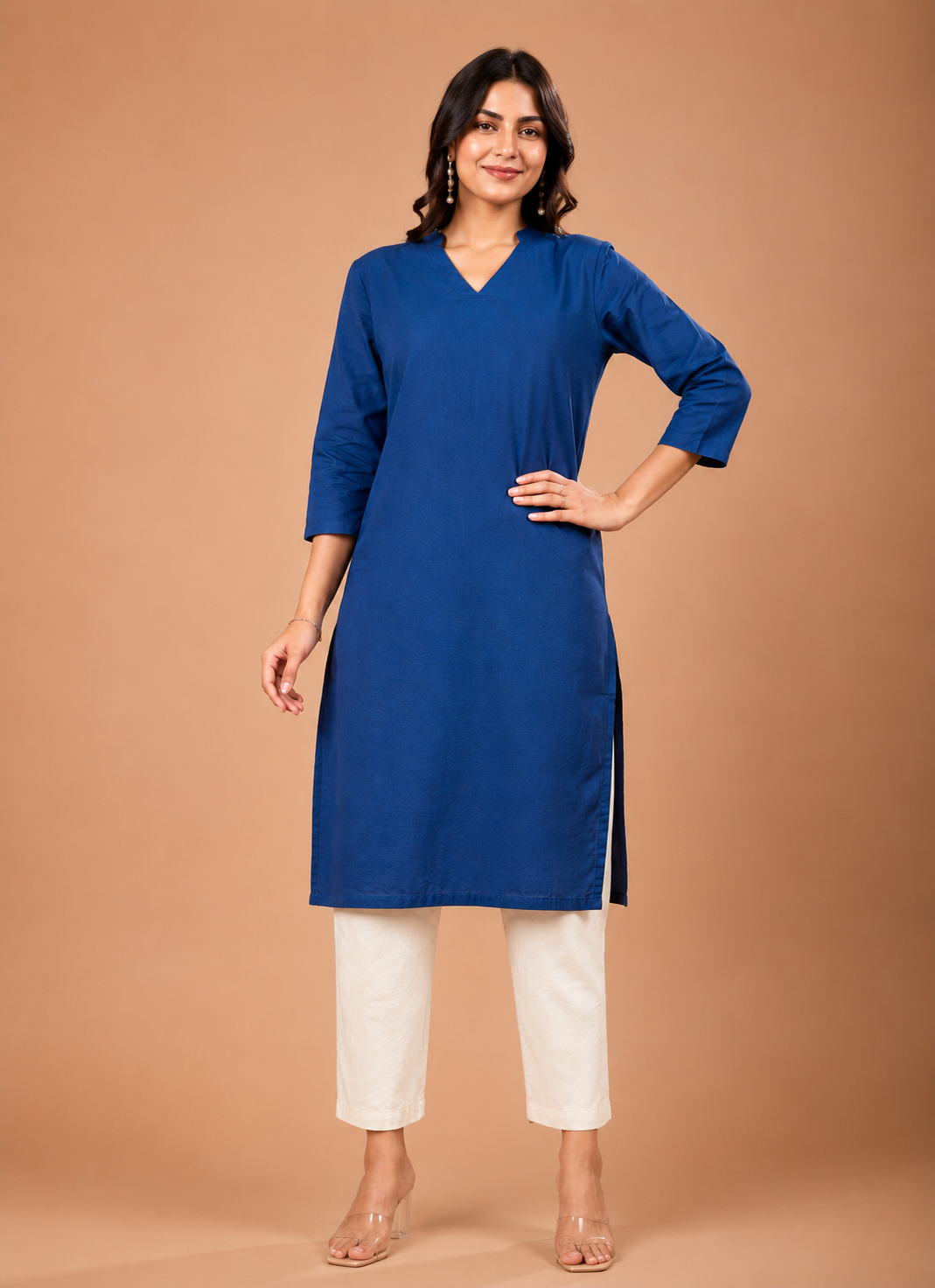 Pure Cotton Straight Kurta