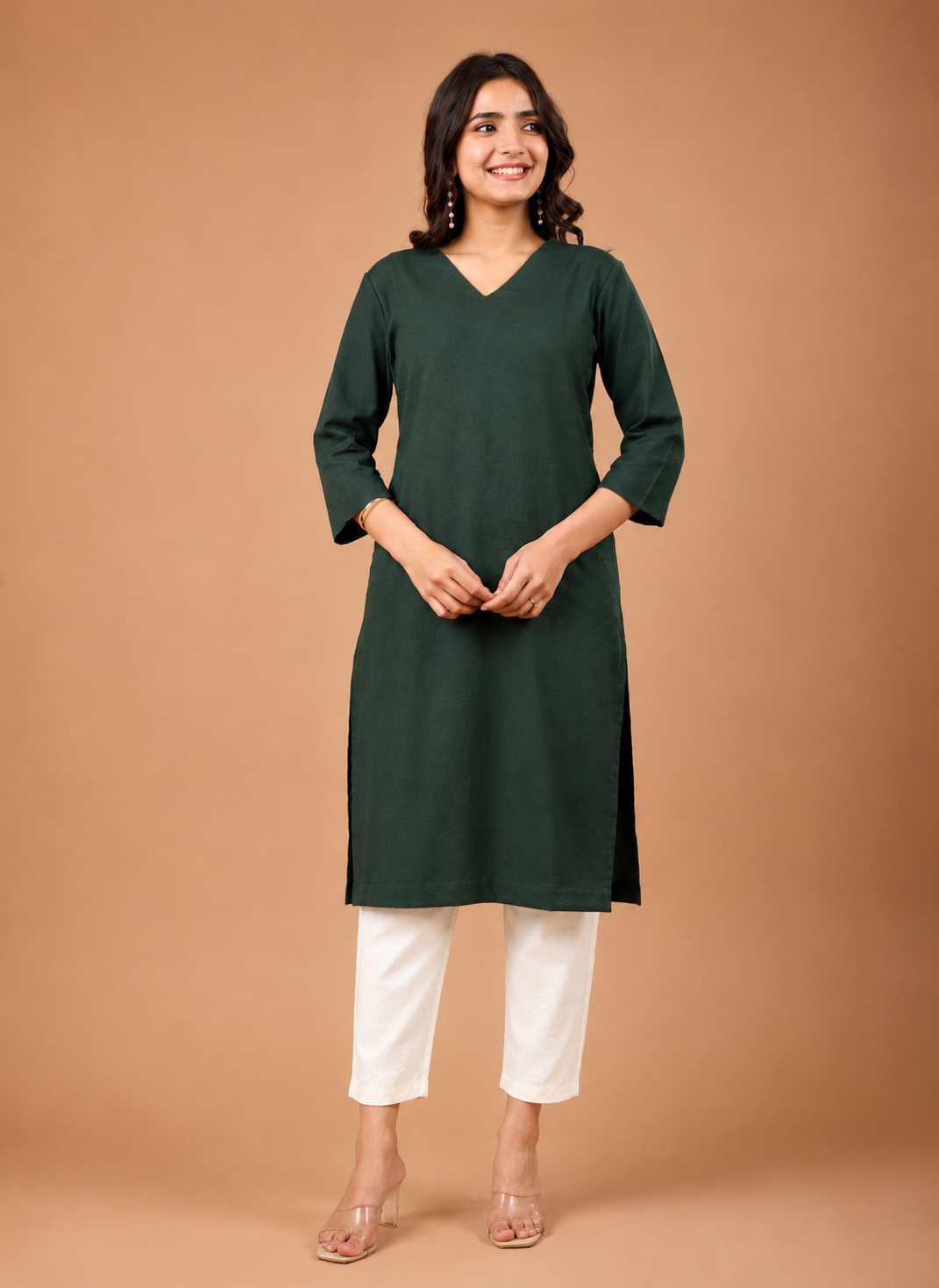 Pure Cotton Straight Kurta