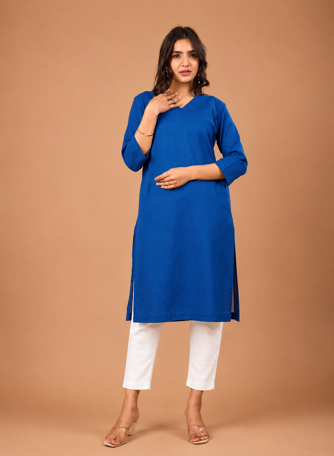 Pure Cotton Straight Kurta