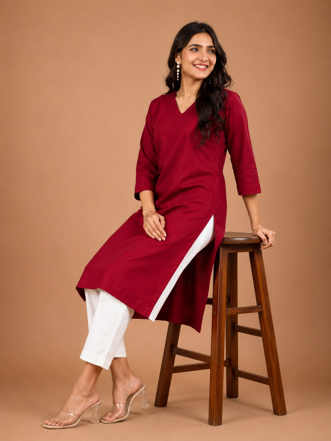Pure Cotton Straight Kurta