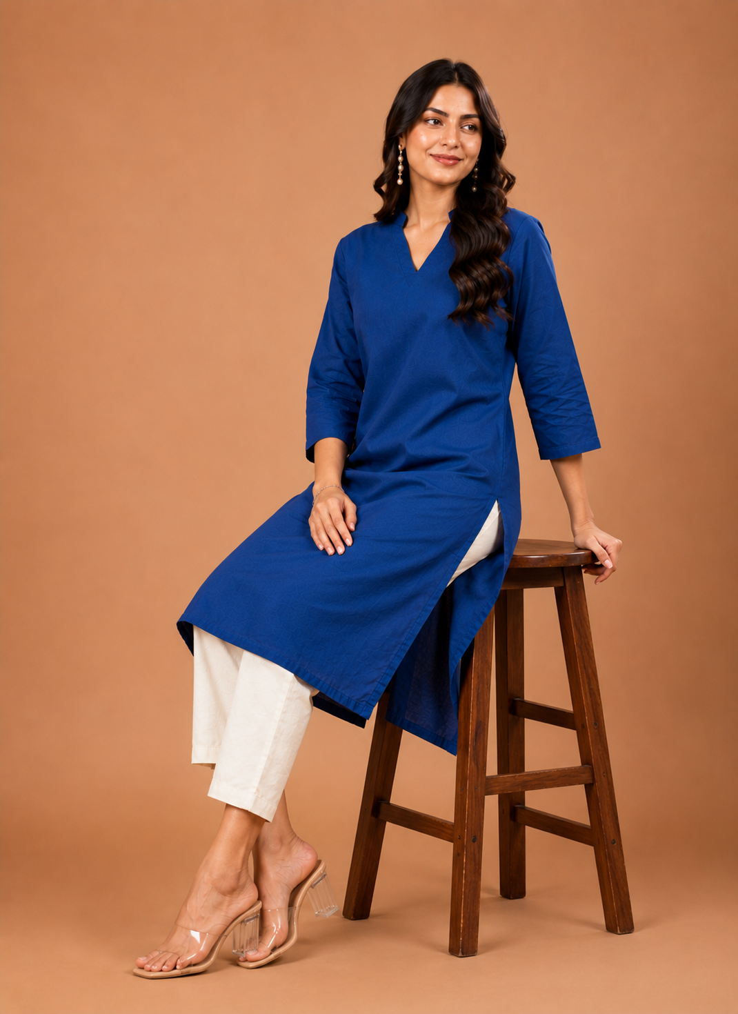 Pure Cotton Straight Kurta