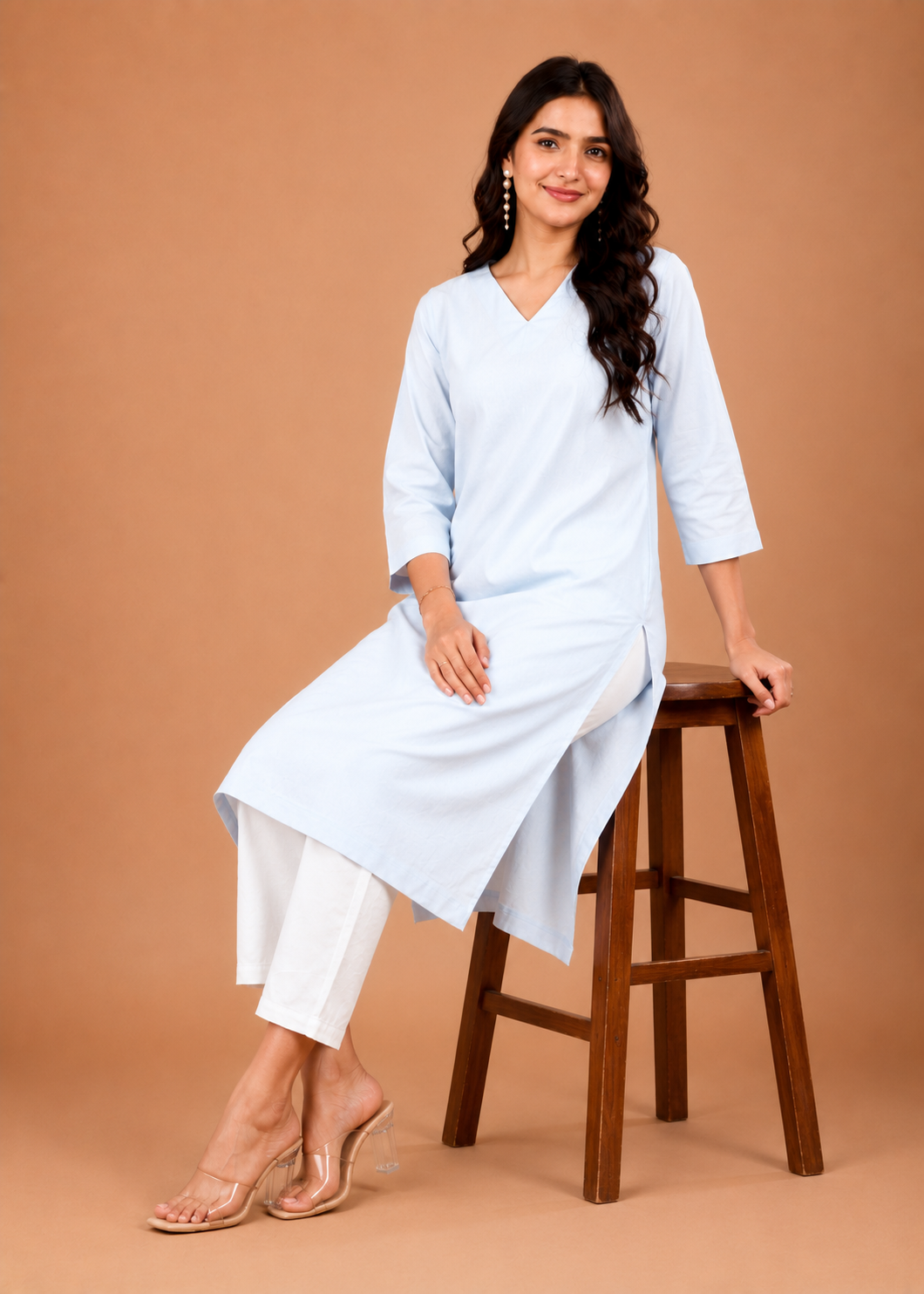 Pure Cotton Straight Kurta