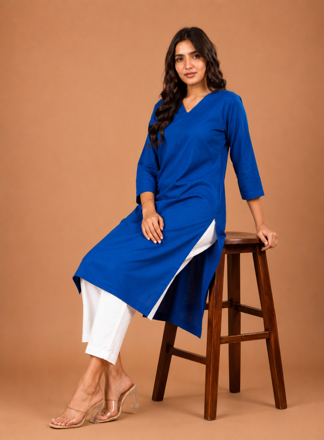 Pure Cotton Straight Kurta