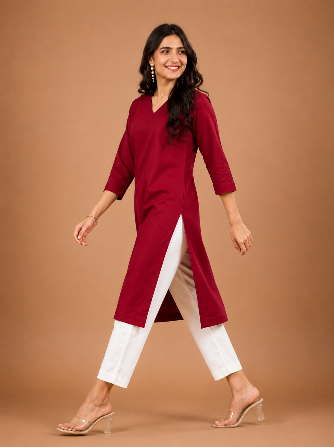 Pure Cotton Straight Kurta