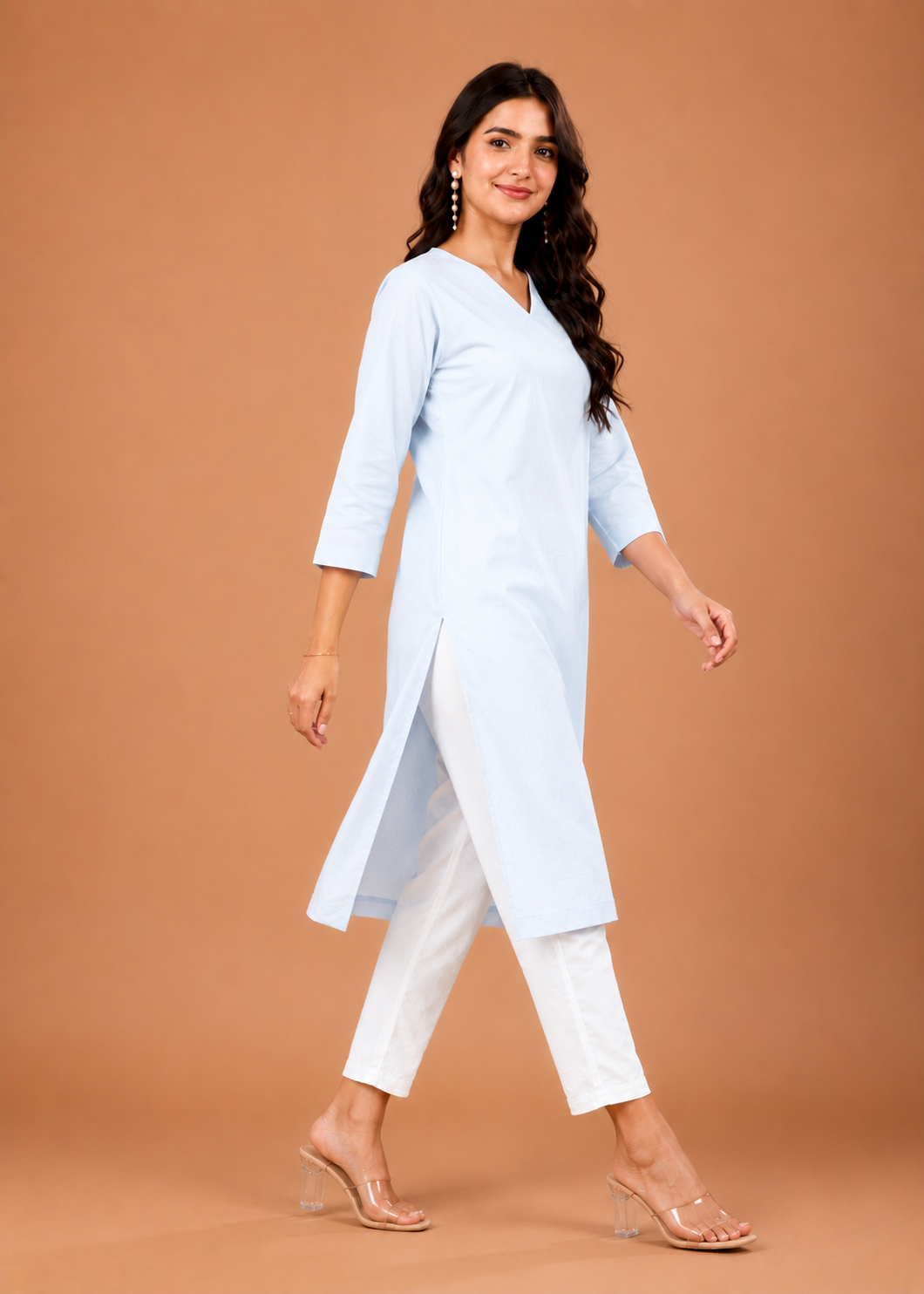 Pure Cotton Straight Kurta