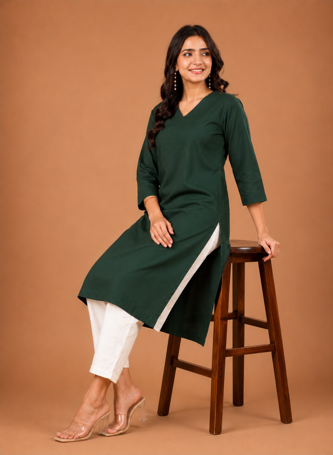 Pure Cotton Straight Kurta