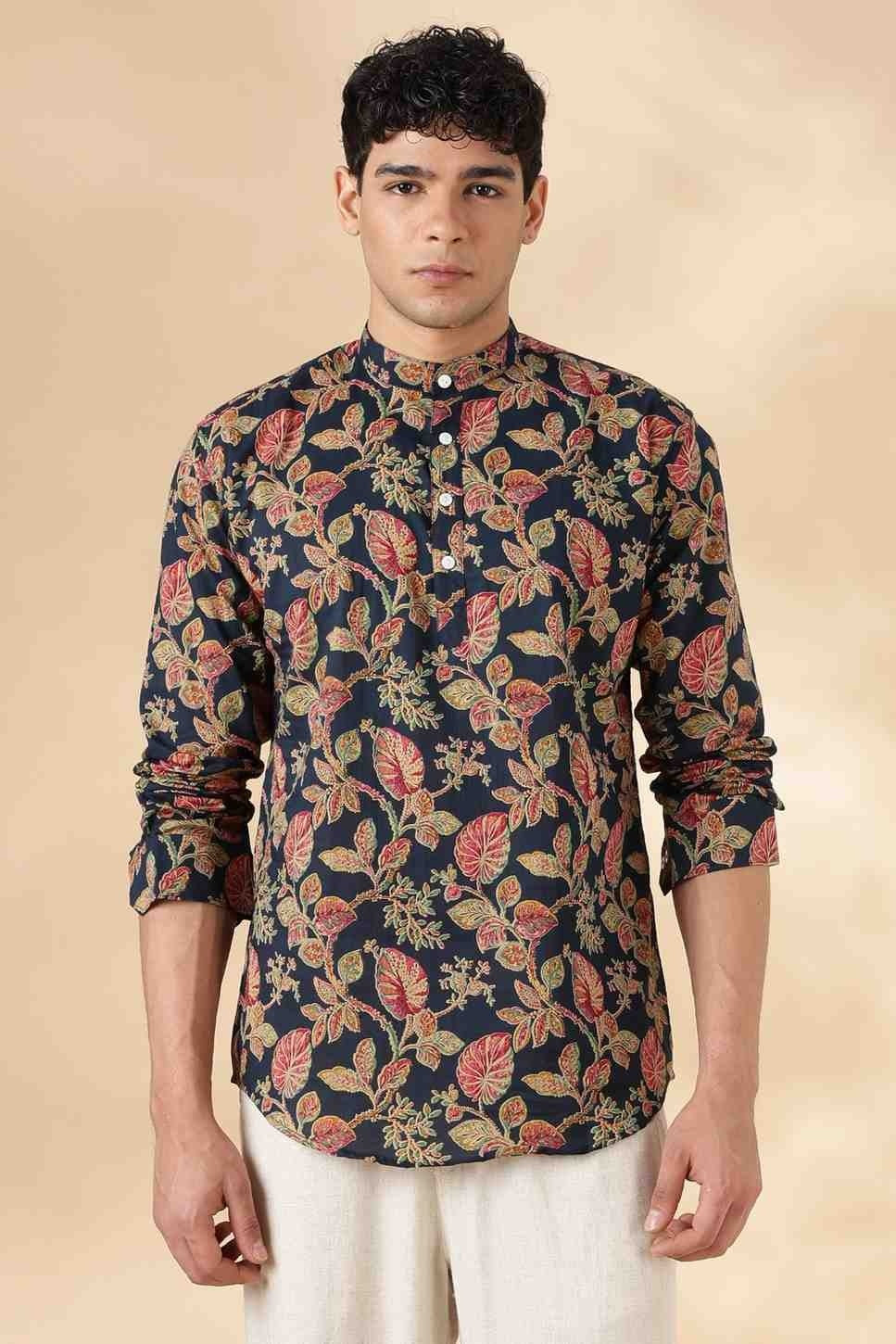 Ethnic Cotton Short Kurta for Men