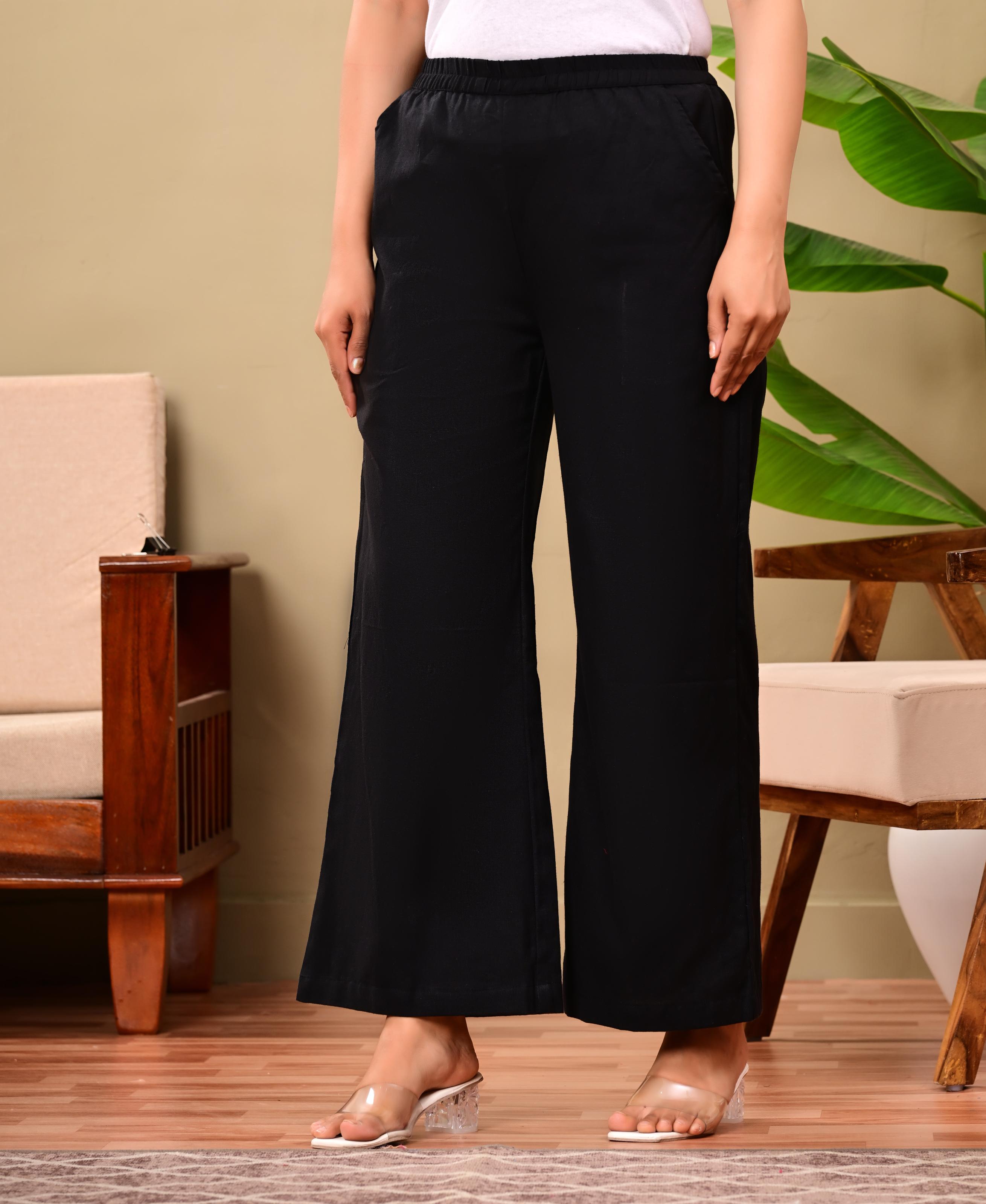 Women Relaxed Fit Palazzo Bottoms