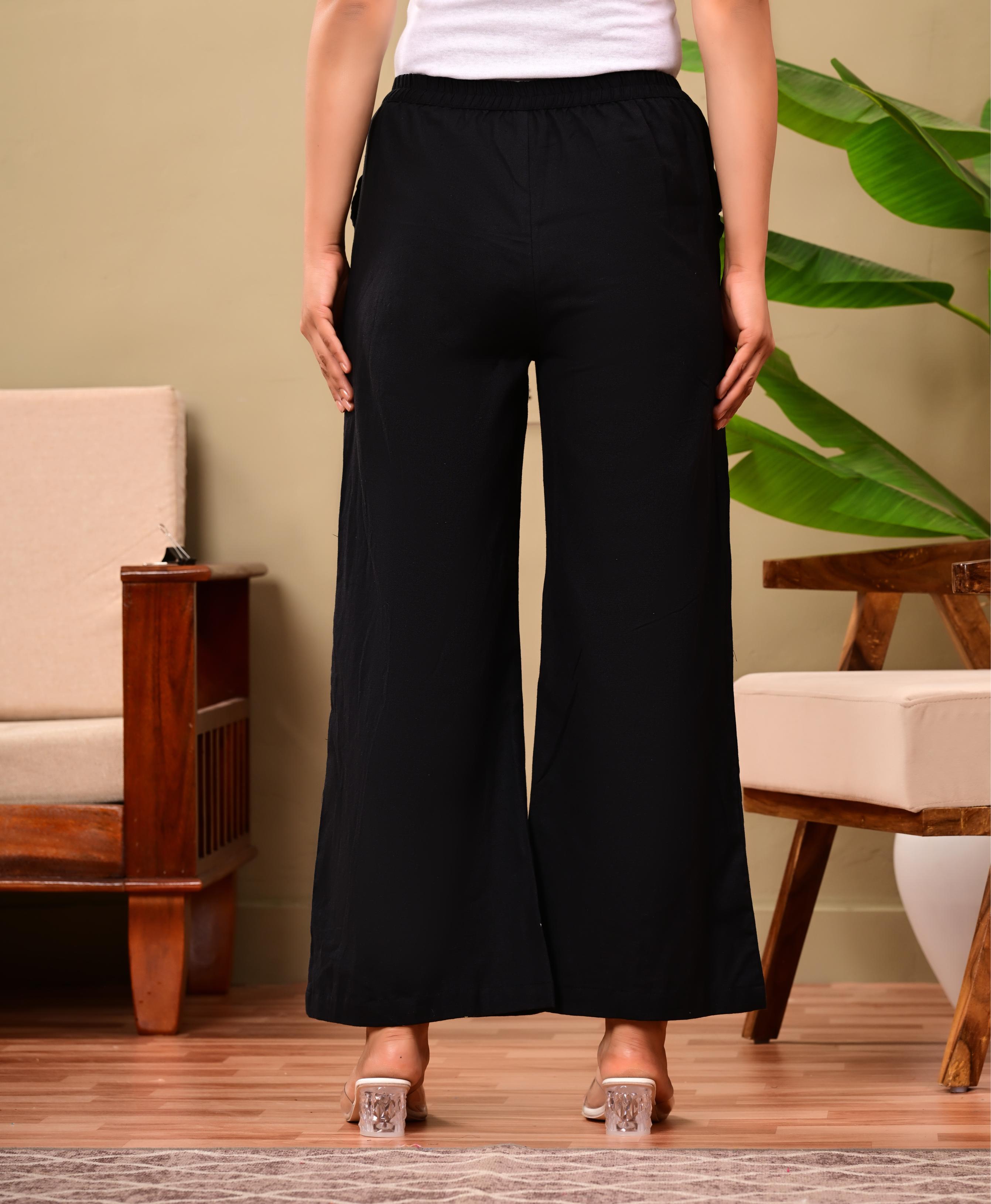 Women Relaxed Fit Palazzo Bottoms