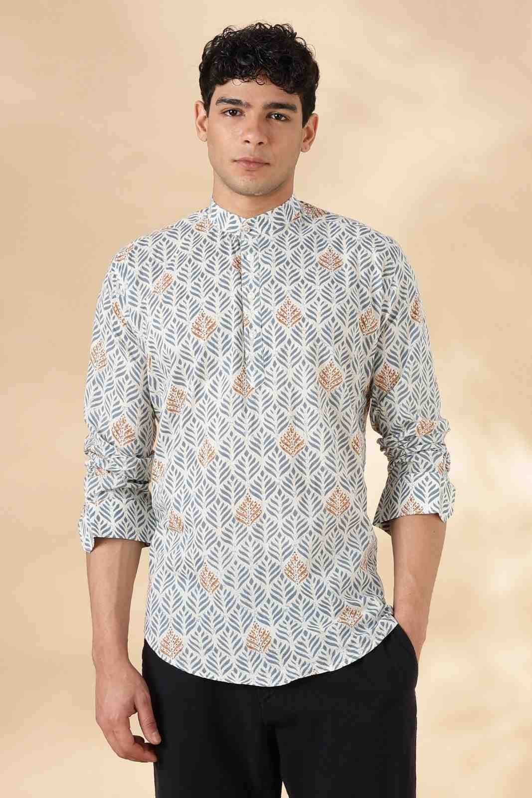 Ethnic Cotton Short Kurta for Men