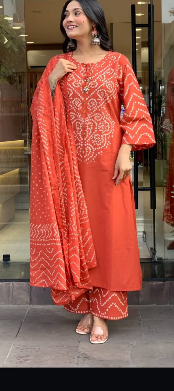 NAMA'S Women Ethnic Kurta Pant Set with Printed Dupatta