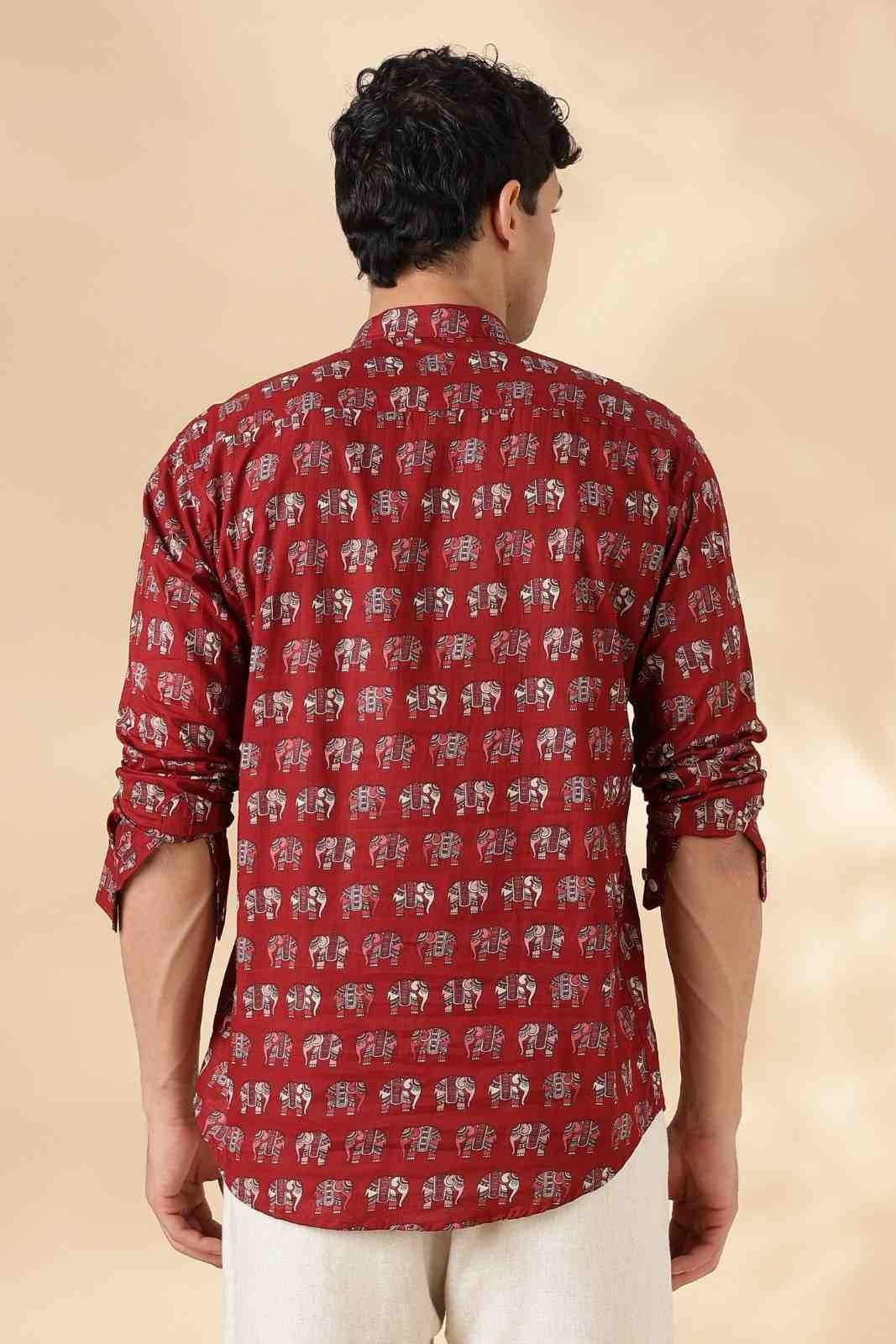 Ethnic Cotton Short Kurta for Men