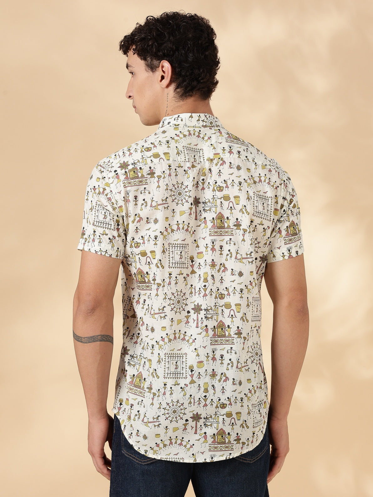 Stylish Printed Half Sleeve Shirt for Men