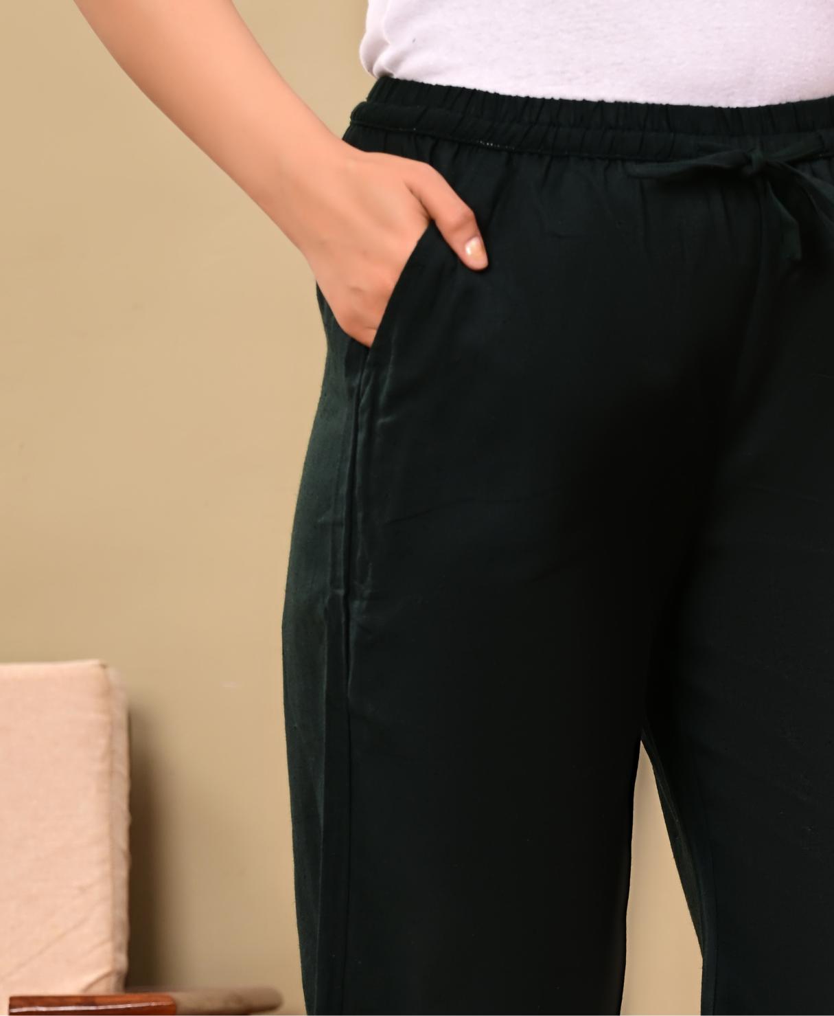 Women Relaxed Fit Palazzo Bottoms