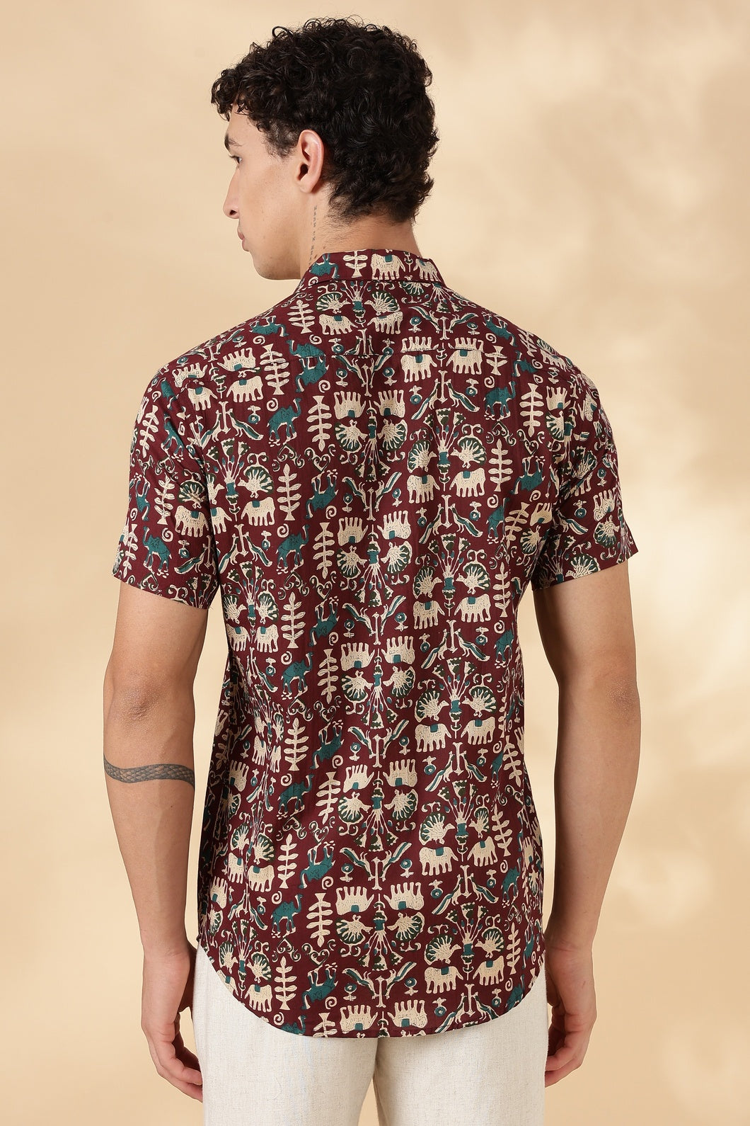 Stylish Printed Half Sleeve Shirt for Men