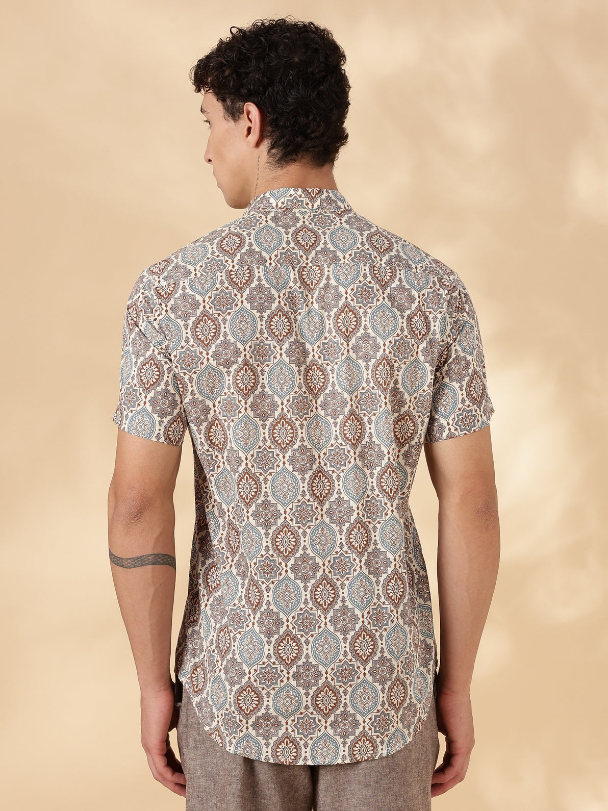 Stylish Printed Half Sleeve Shirt for Men