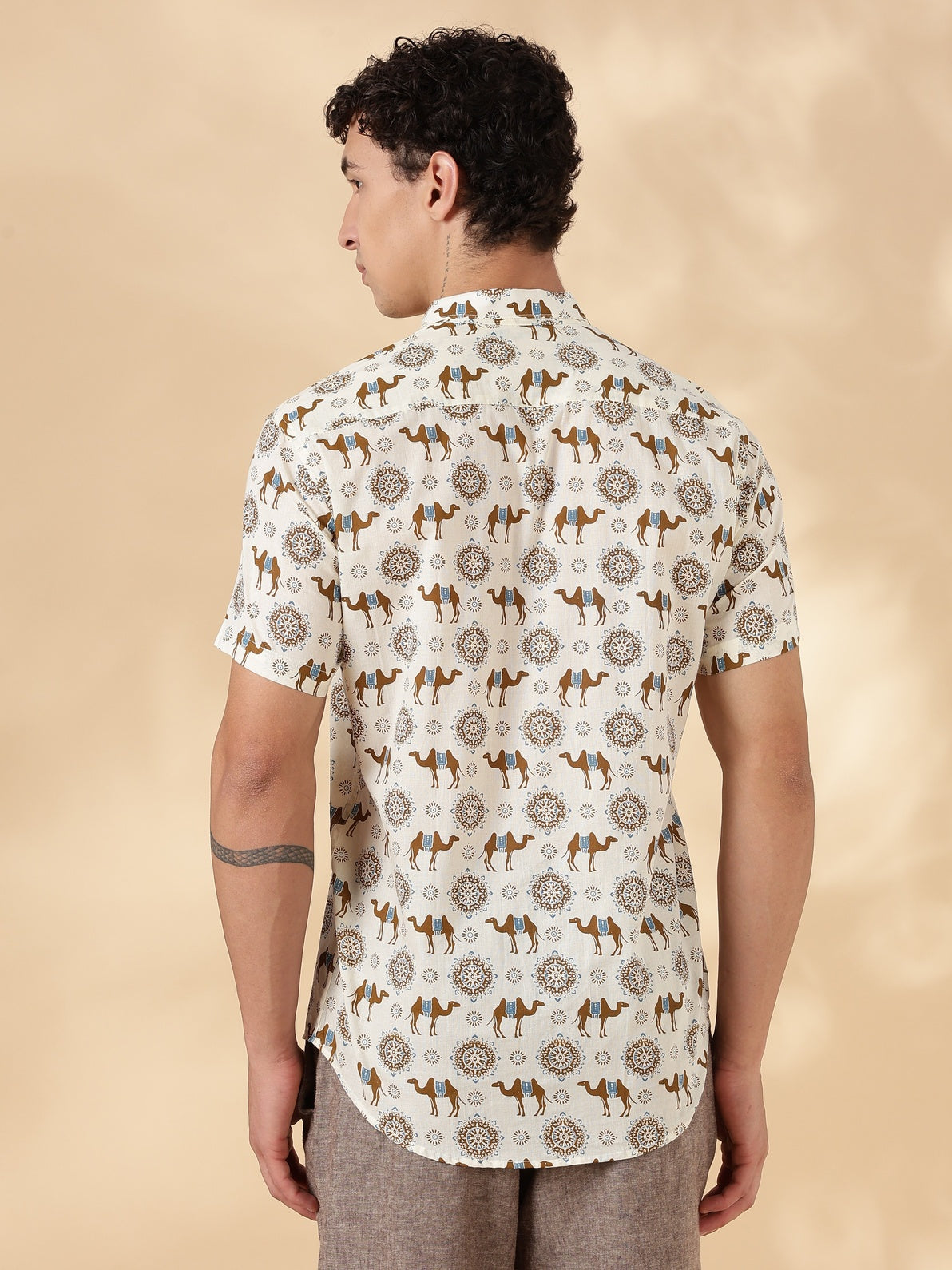 Stylish Printed Half Sleeve Shirt for Men