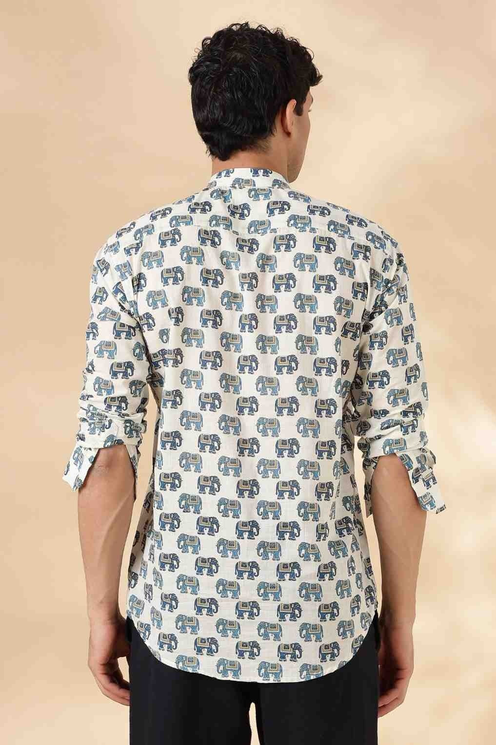 Ethnic Cotton Short Kurta for Men