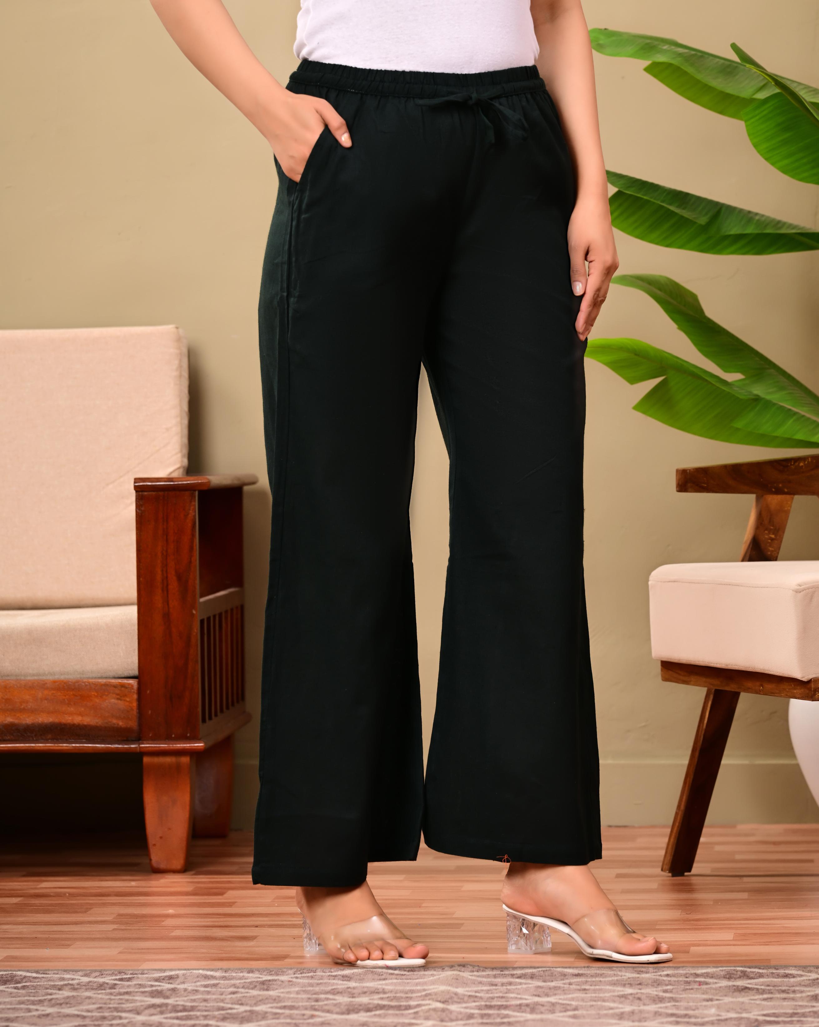 Women Relaxed Fit Palazzo Bottoms