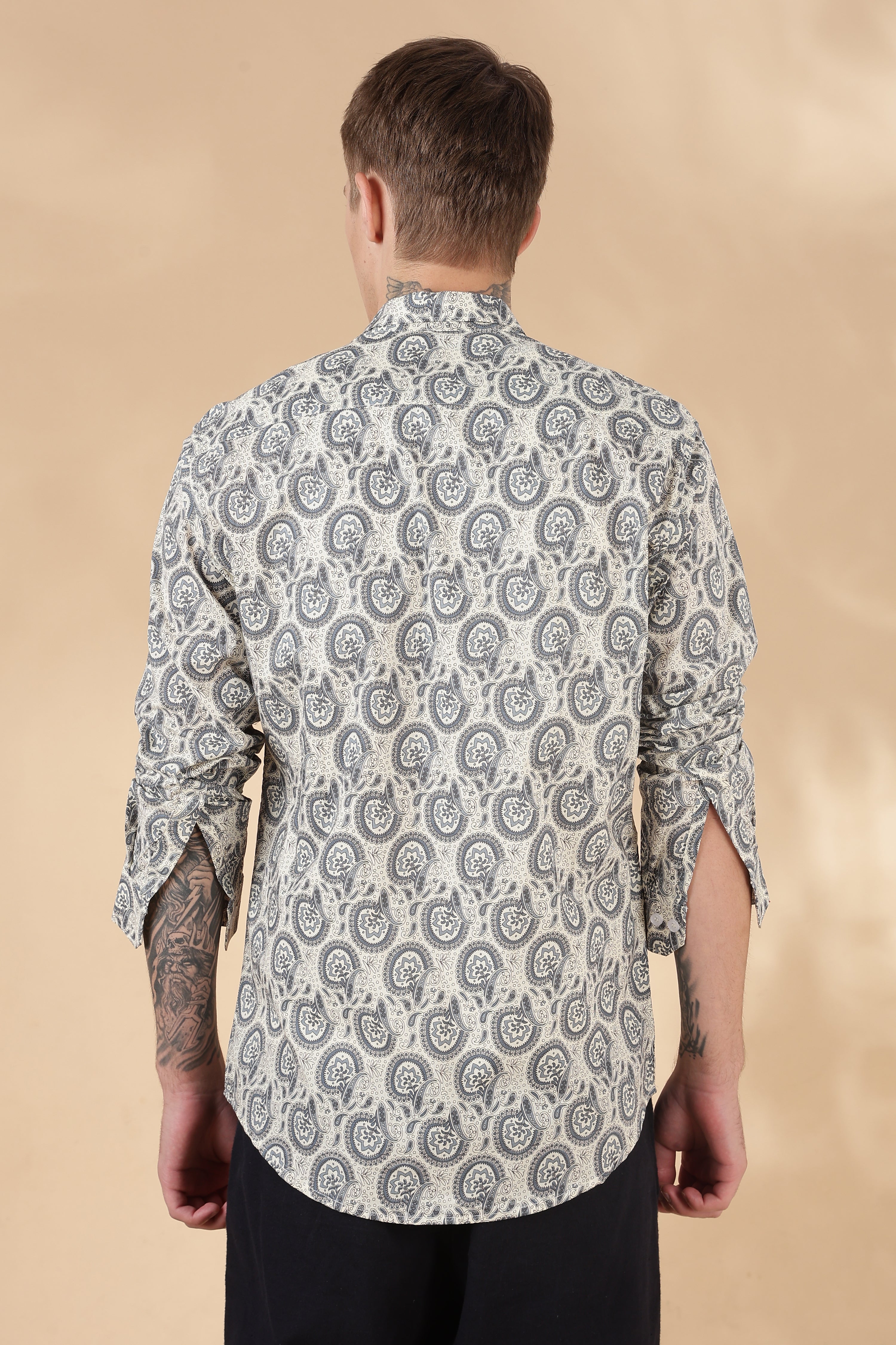 Men’s Full Sleeve Printed Cotton Shirt