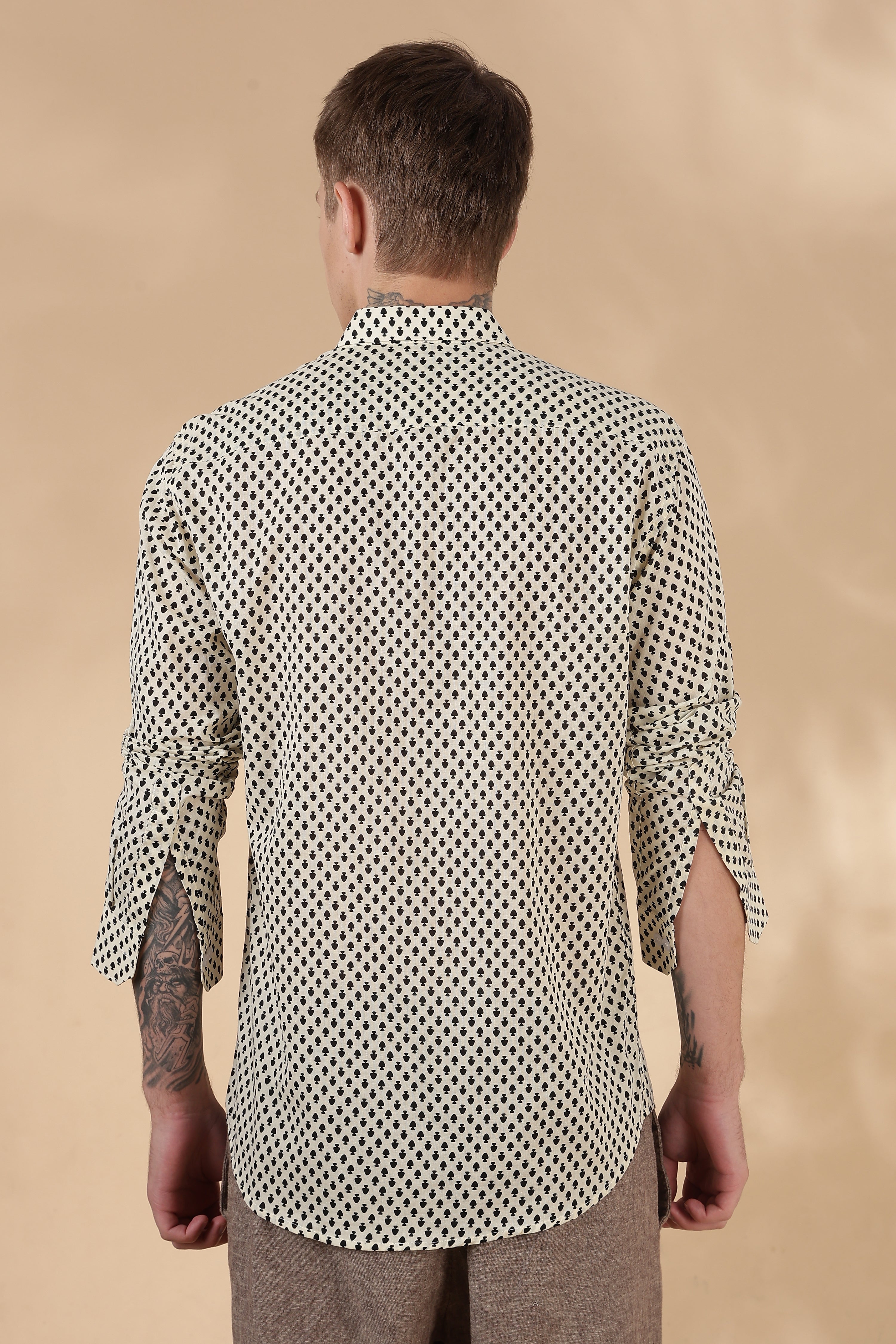 Men’s Full Sleeve Printed Cotton Shirt