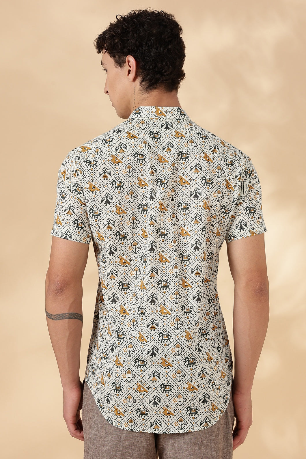 Stylish Printed Half Sleeve Shirt for Men