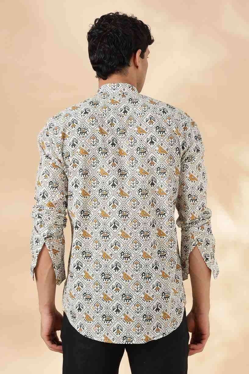 Ethnic Cotton Short Kurta for Men