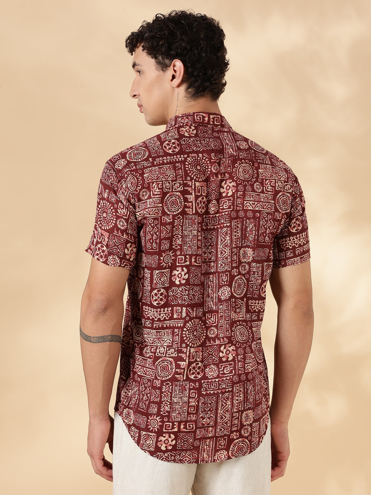 Stylish Printed Half Sleeve Shirt for Men