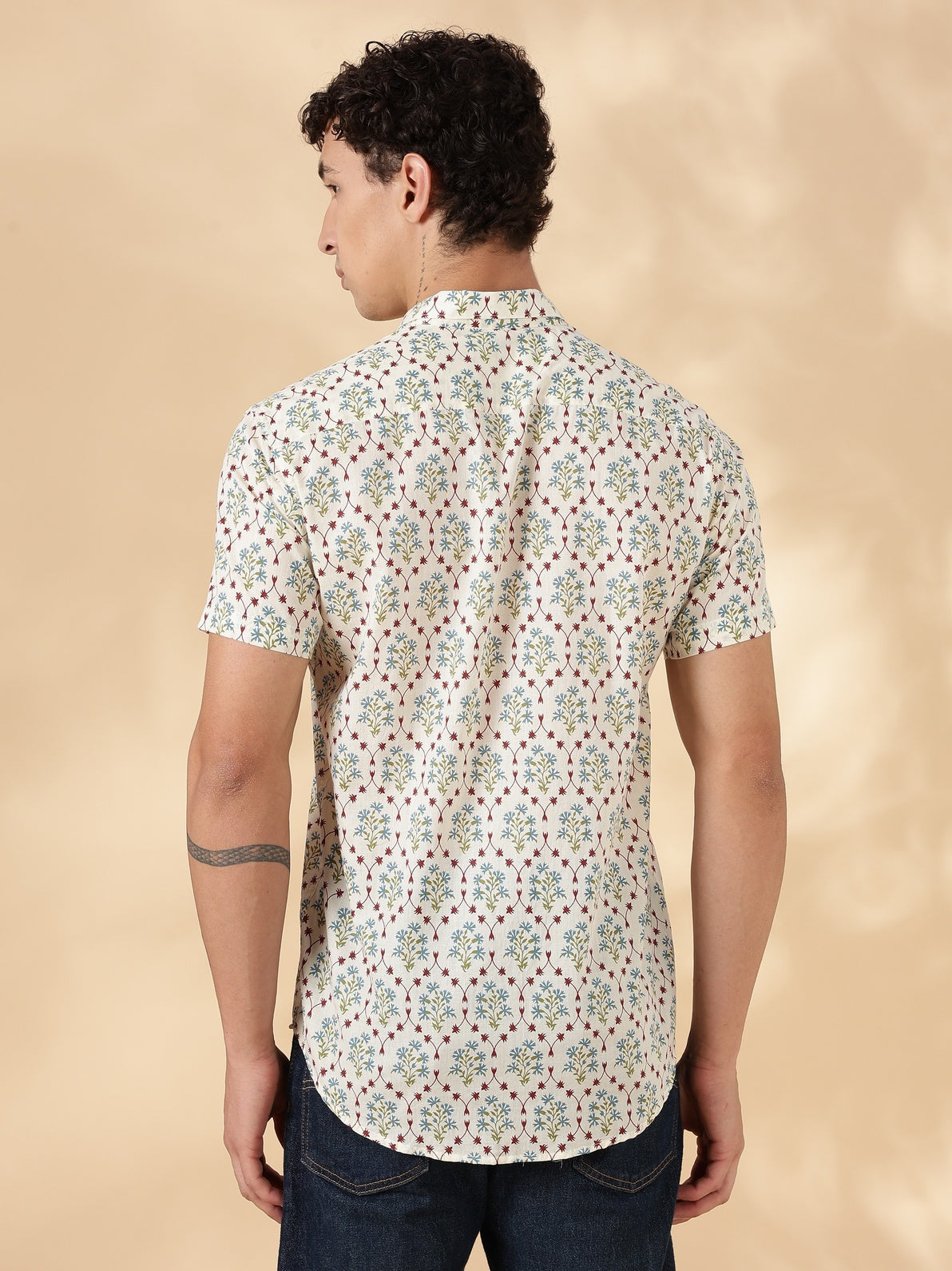 Stylish Printed Half Sleeve Shirt for Men