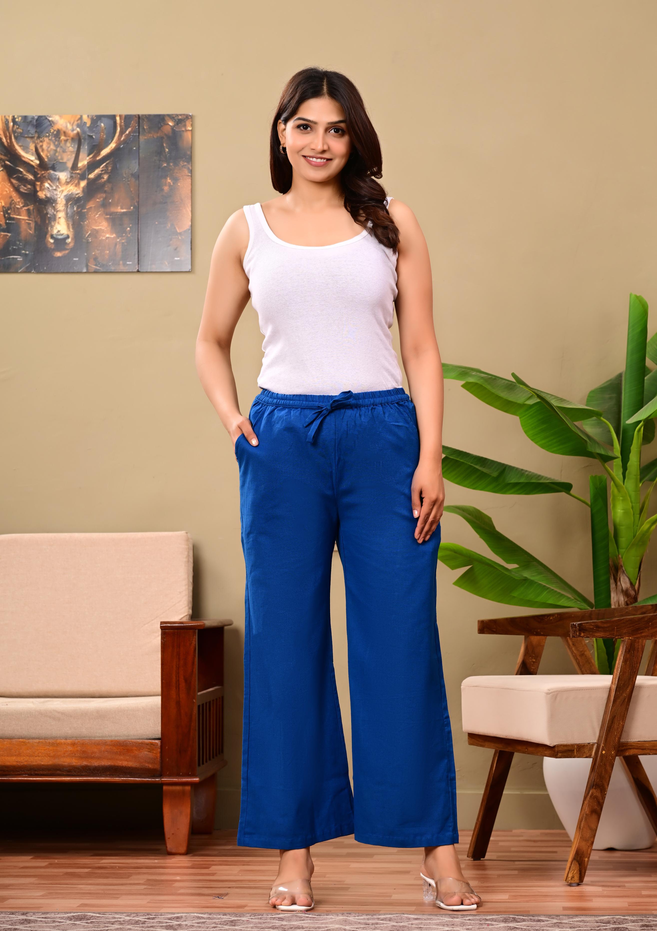 Women Relaxed Fit Palazzo Bottoms