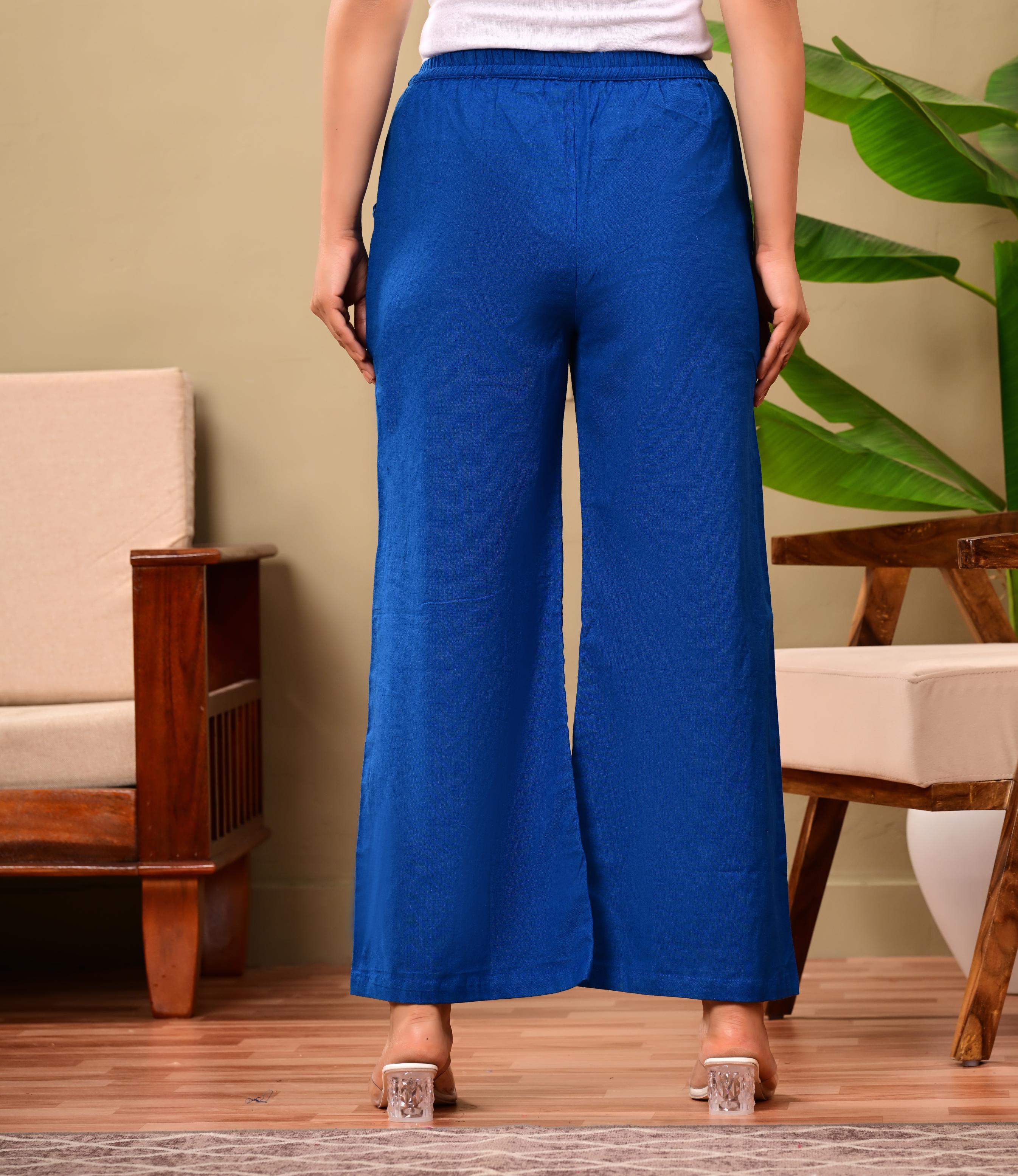 Women Relaxed Fit Palazzo Bottoms