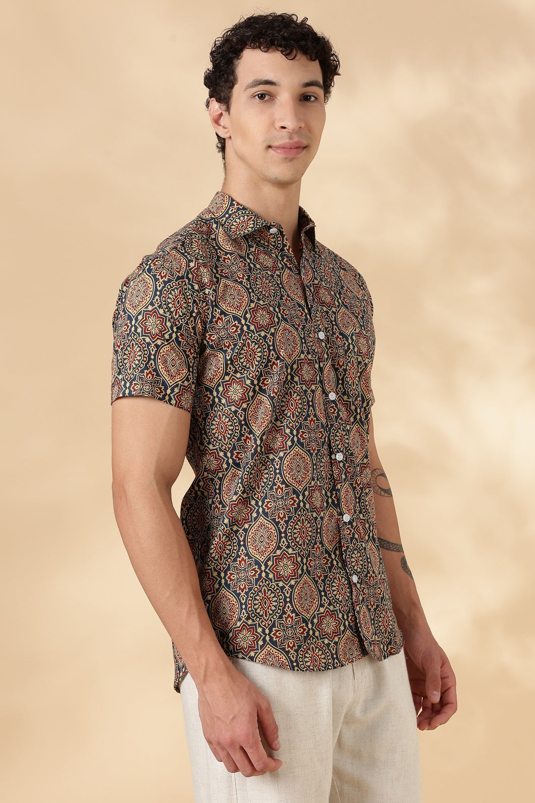 Stylish Printed Half Sleeve Shirt for Men