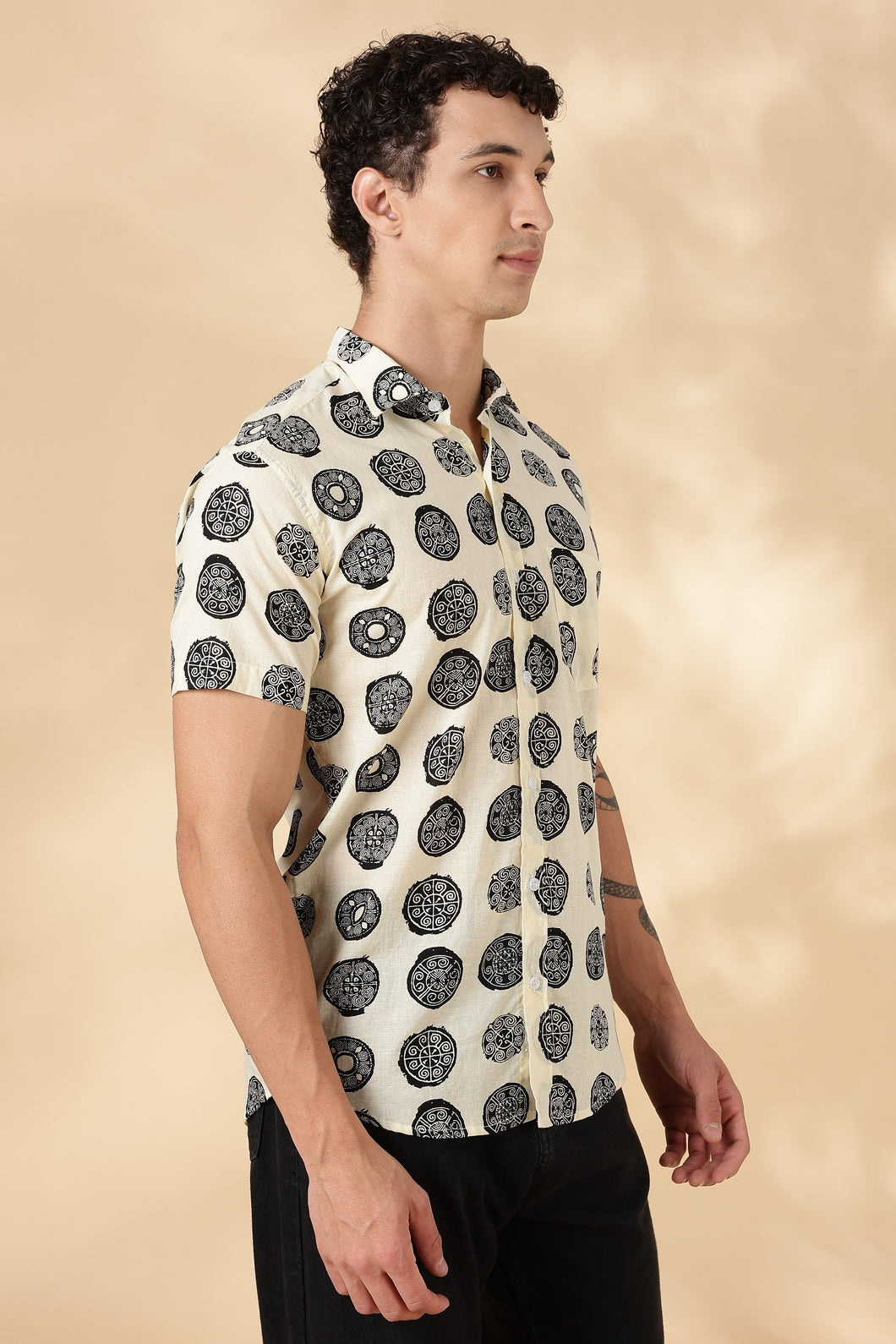 Stylish Printed Half Sleeve Shirt for Men