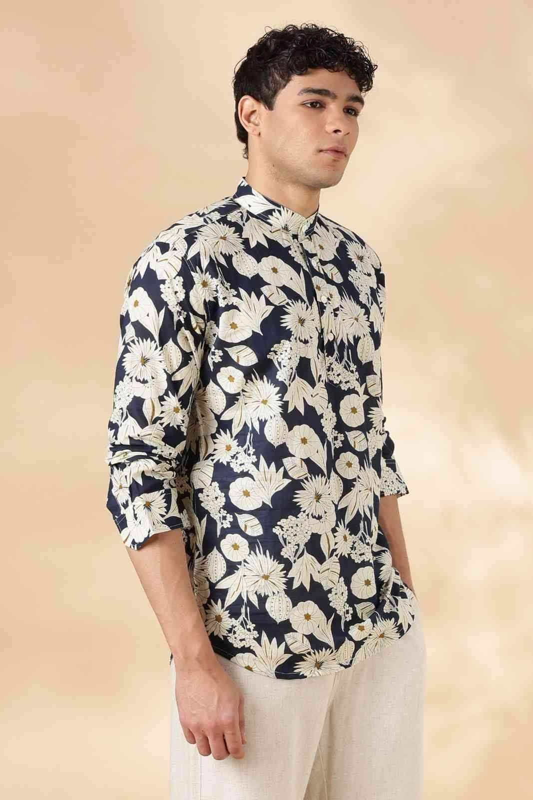 Ethnic Cotton Short Kurta for Men