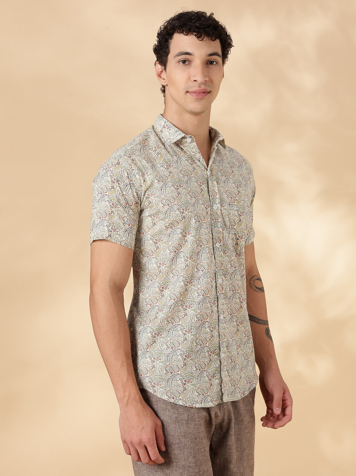 Stylish Printed Half Sleeve Shirt for Men