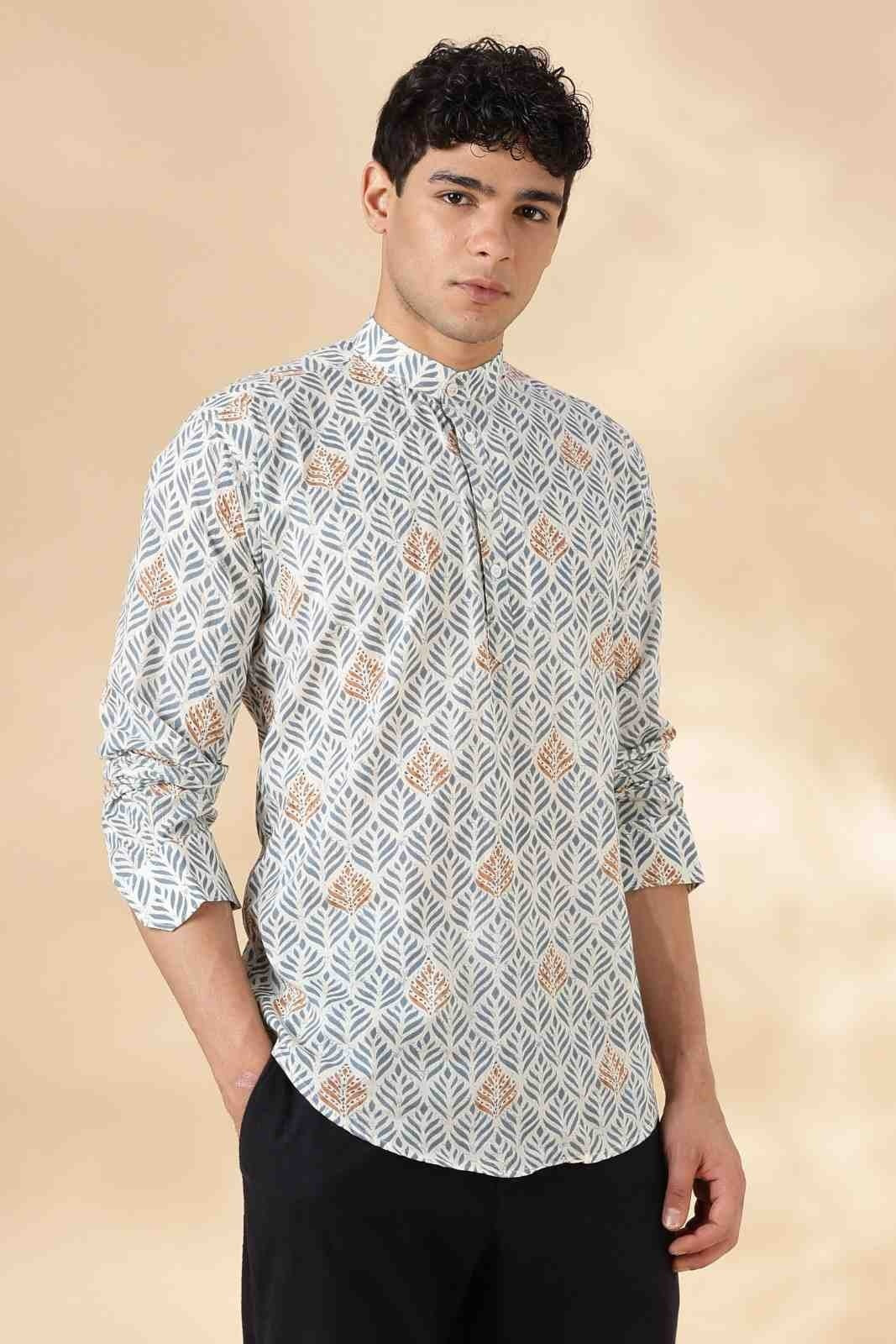 Ethnic Cotton Short Kurta for Men